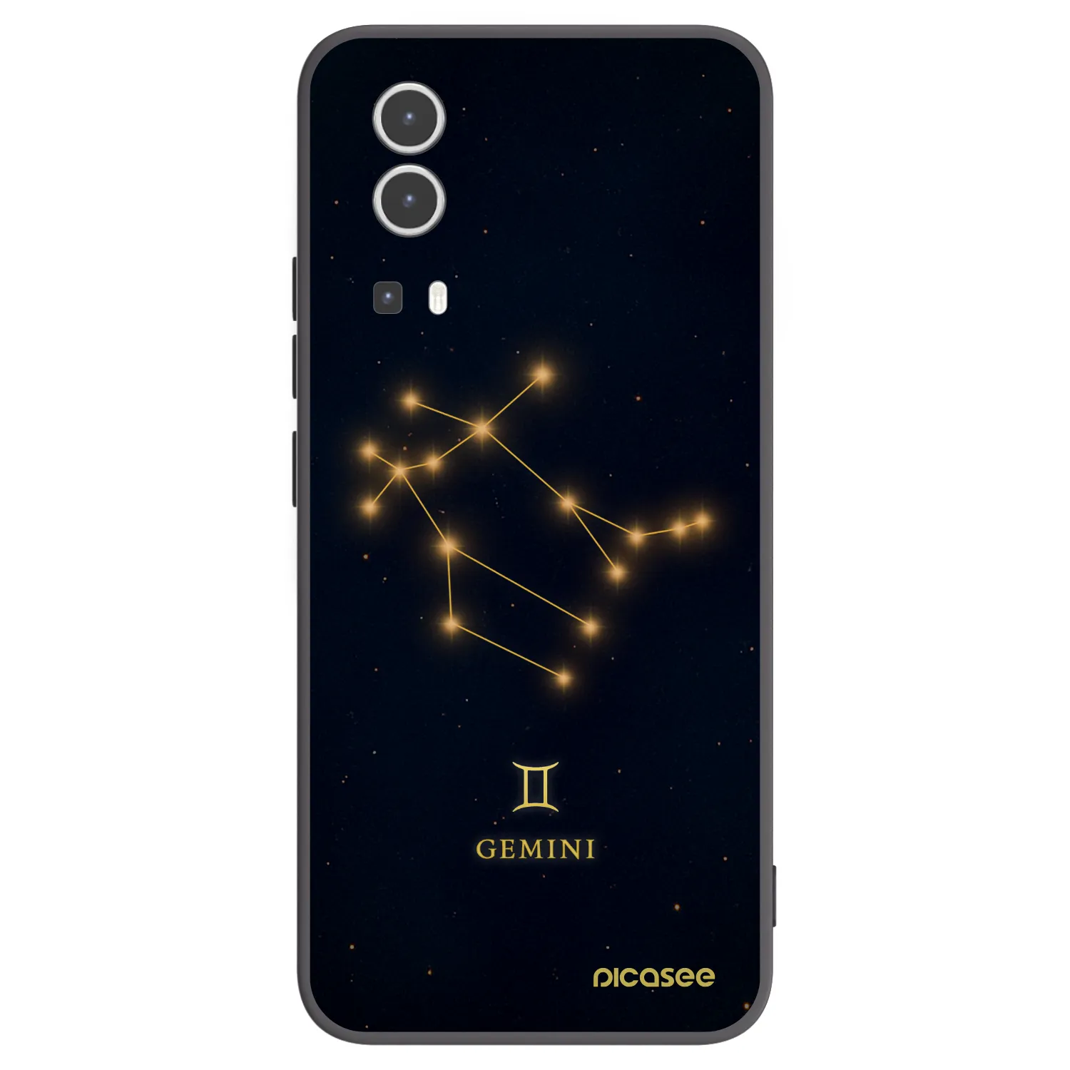Picasee crna silikonska maskica za Vivo Y72 5G - GEMINI