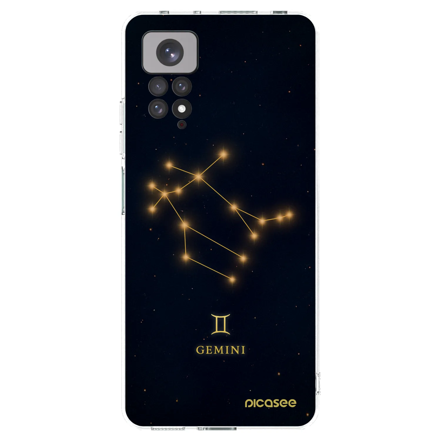 Picasee silikonska prozirna maskica za Xiaomi Redmi Note 11 - GEMINI