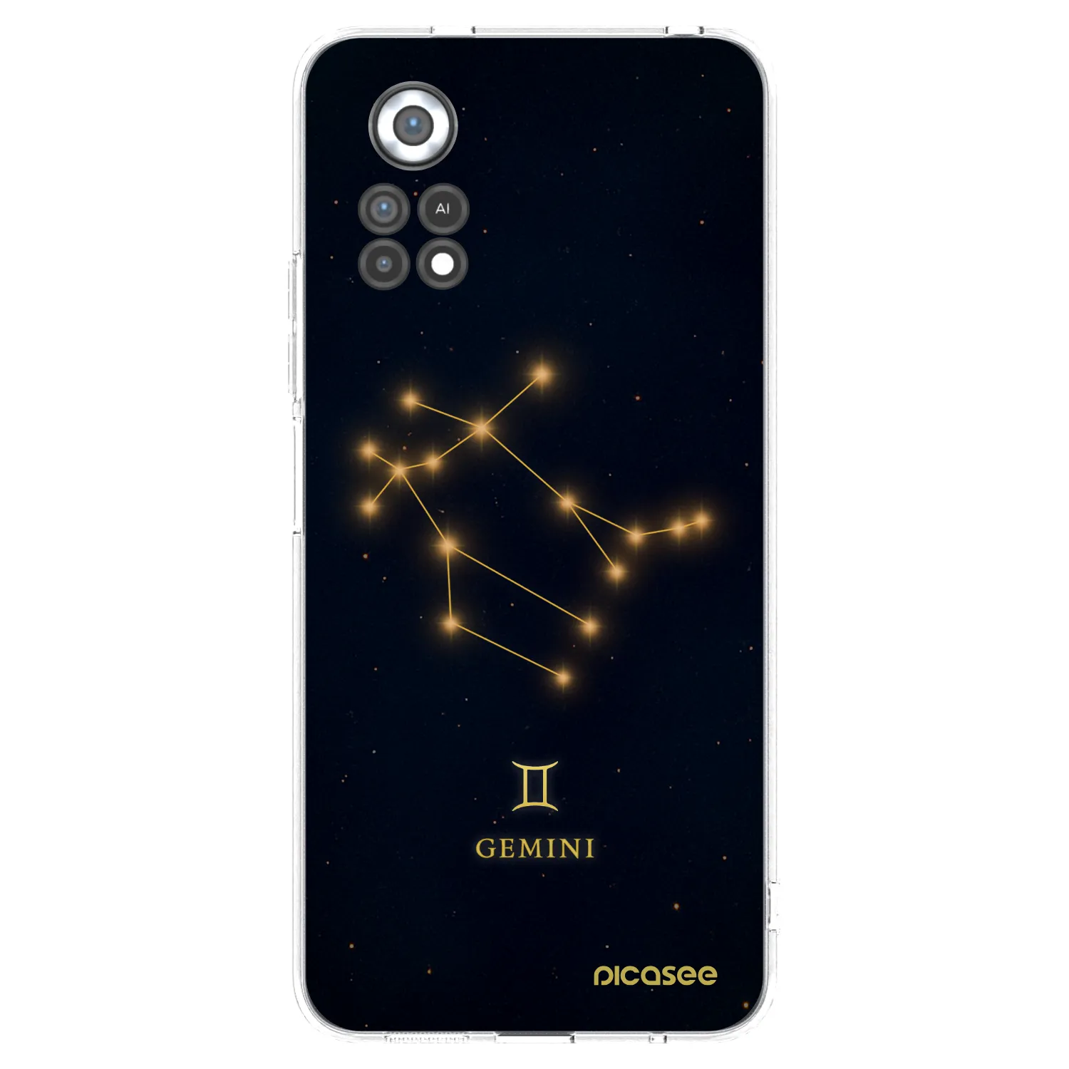 Picasee silikonska prozirna maskica za Xiaomi Poco X4 Pro 5G - GEMINI