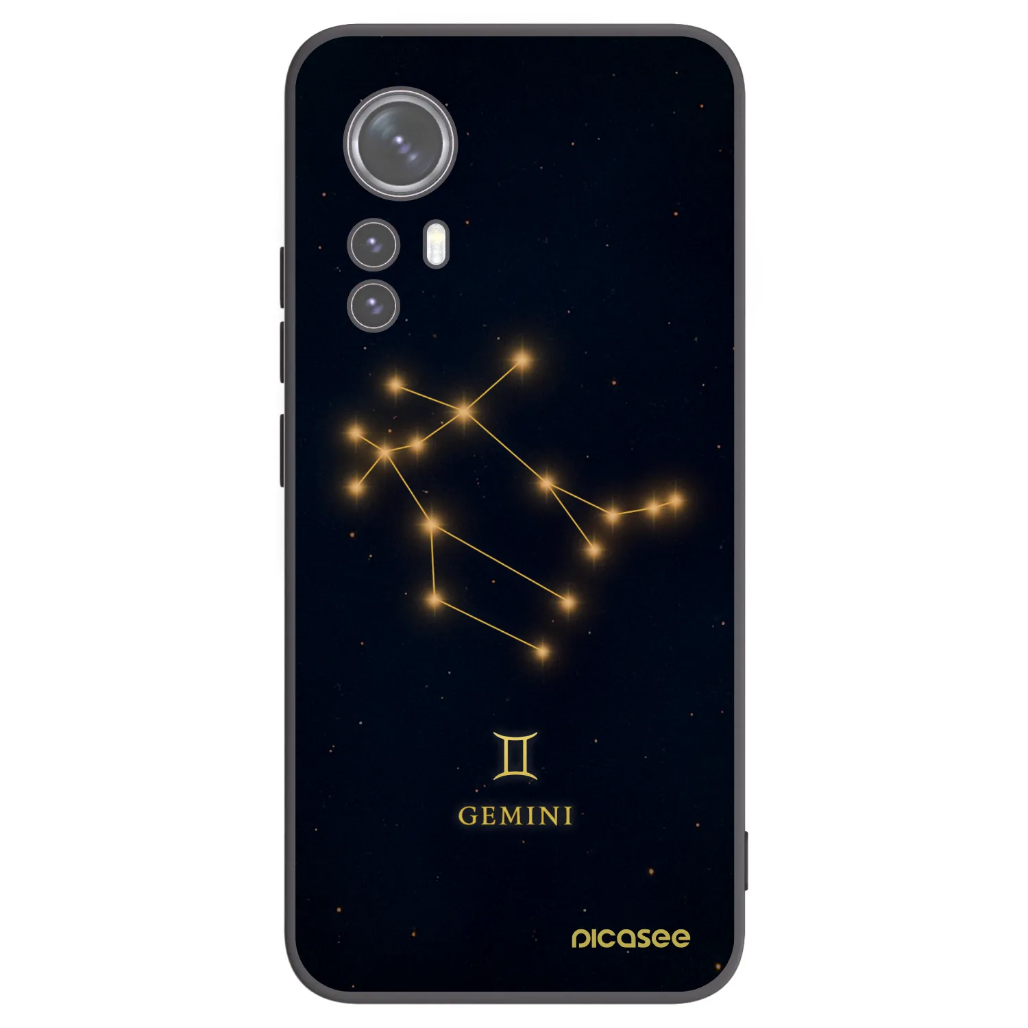 Picasee crna silikonska maskica za Xiaomi 12 - GEMINI
