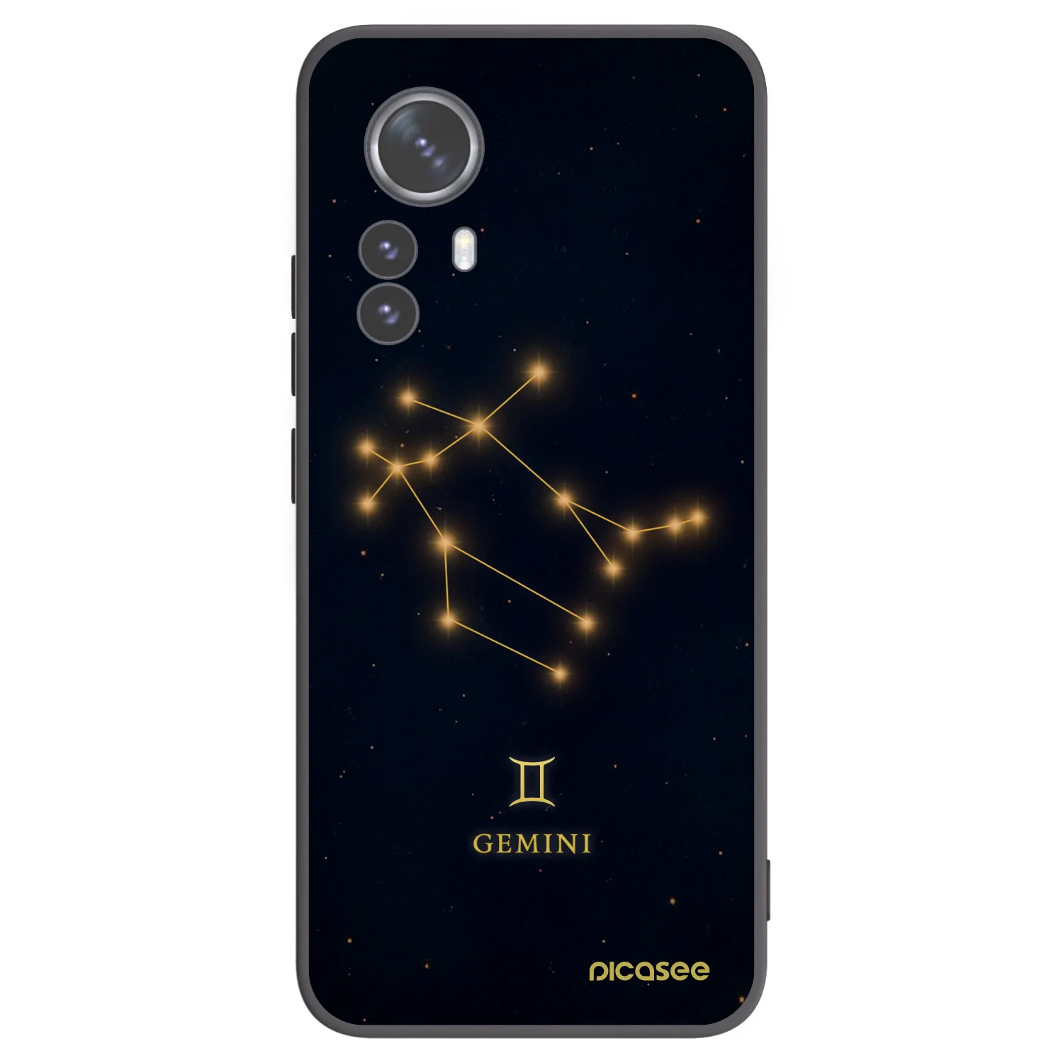 Picasee crna silikonska maskica za Xiaomi 12 Pro - GEMINI
