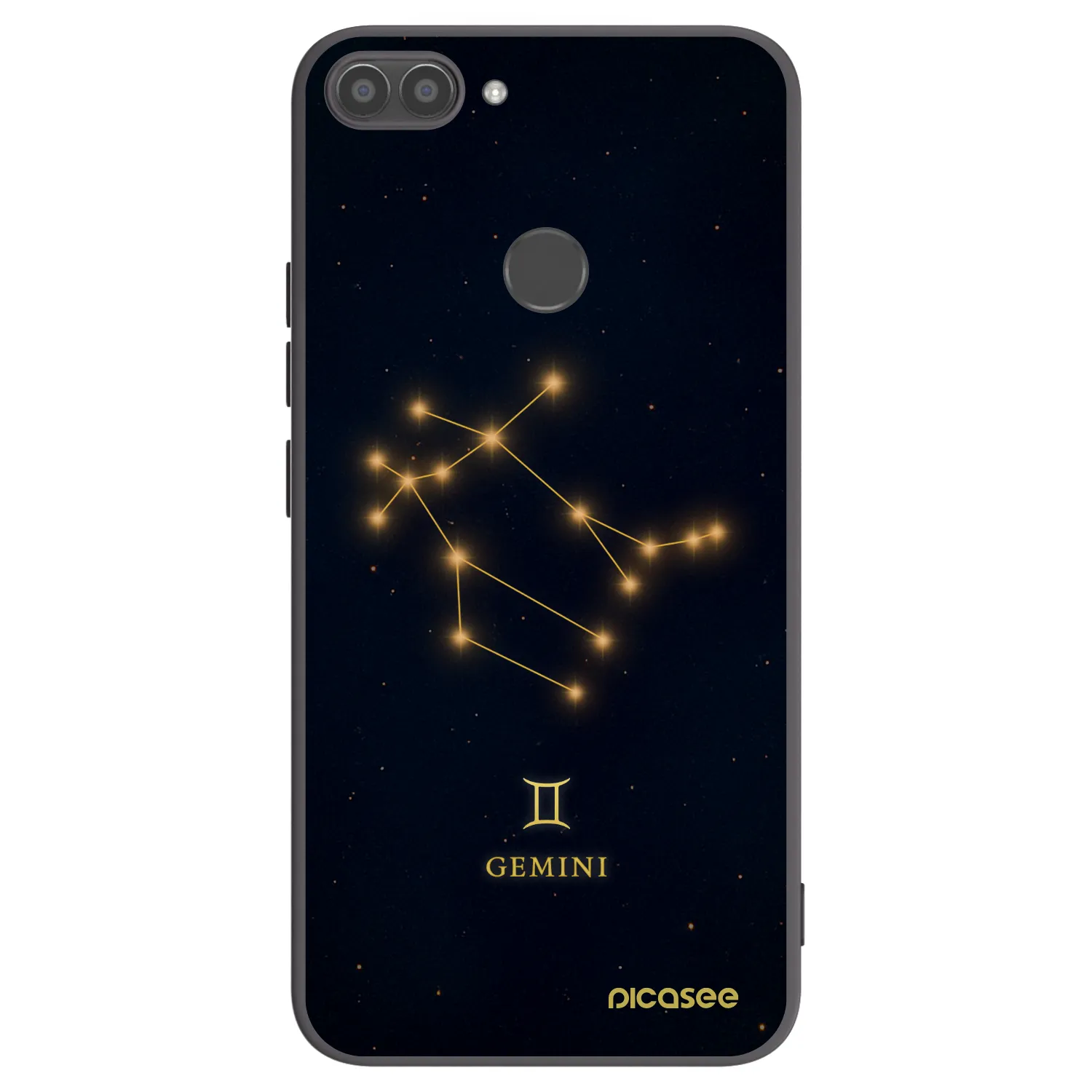 Picasee crna silikonska maskica za Huawei P Smart - GEMINI