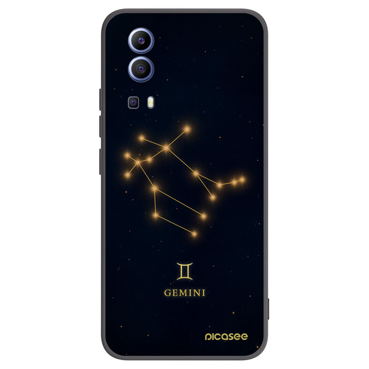 Picasee crna silikonska maskica za Vivo Y52 5G - GEMINI