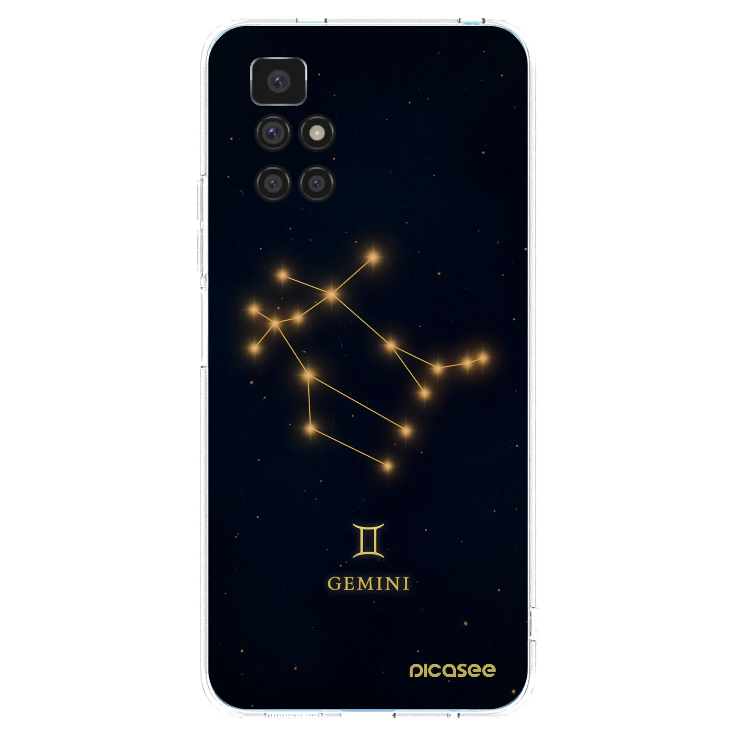Picasee silikonska prozirna maskica za Xiaomi Redmi 10 (2022) - GEMINI