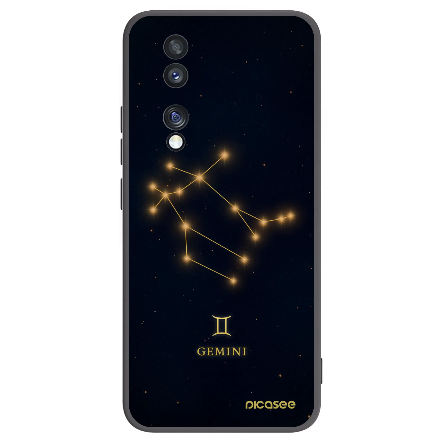 Picasee crna silikonska maskica za Honor 70 - GEMINI