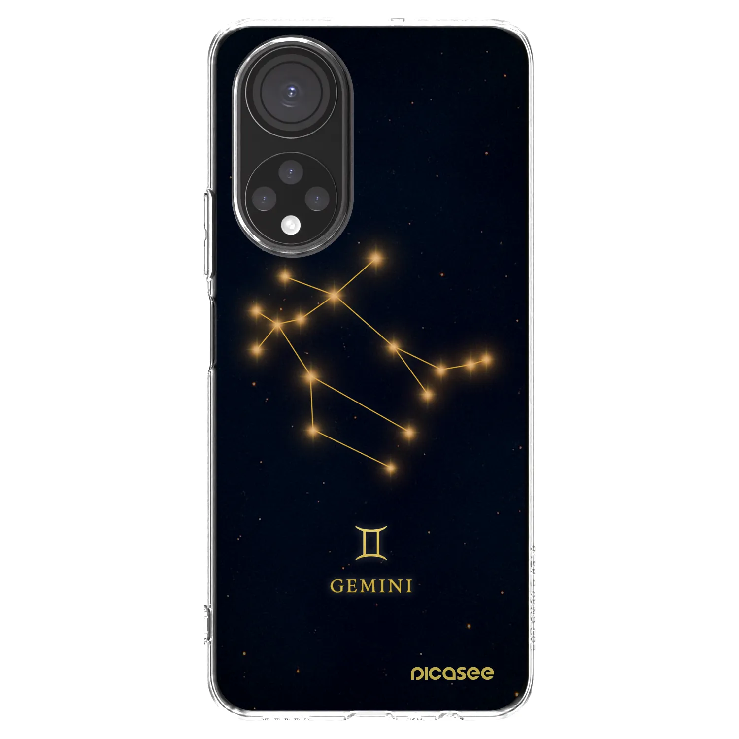 Picasee silikonska prozirna maskica za Honor X7 - GEMINI