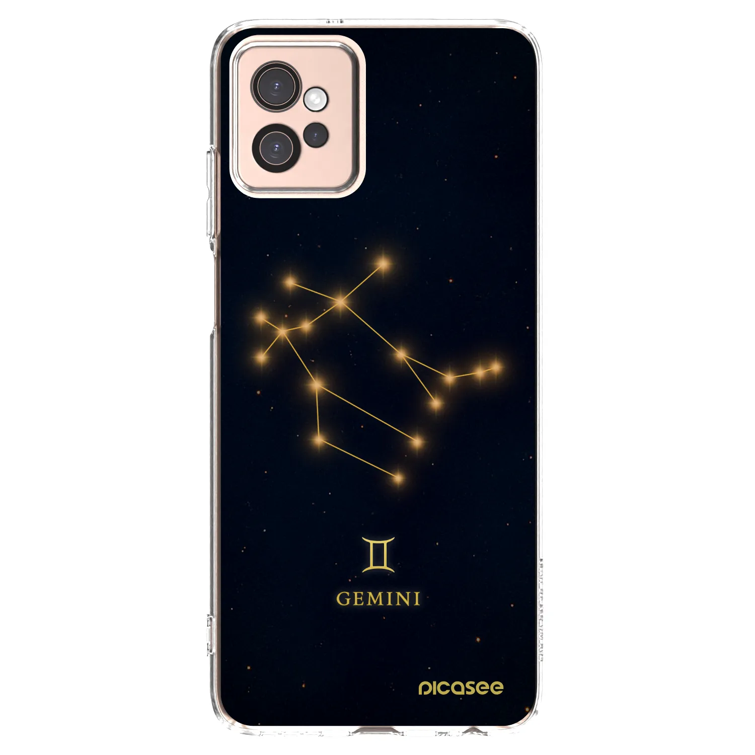 Picasee silikonska prozirna maskica za Motorola Moto G32 - GEMINI