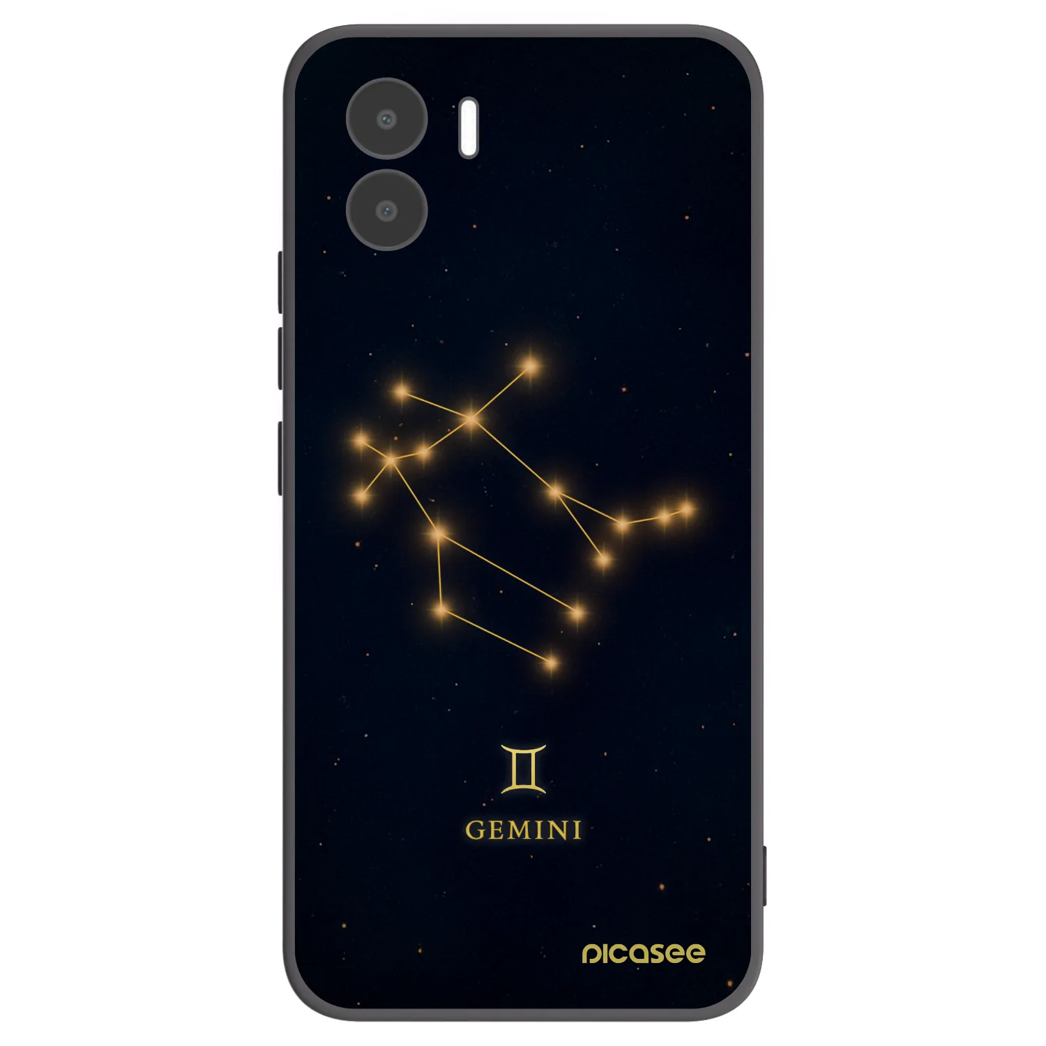 Picasee crna silikonska maskica za Xiaomi Redmi A1 - GEMINI