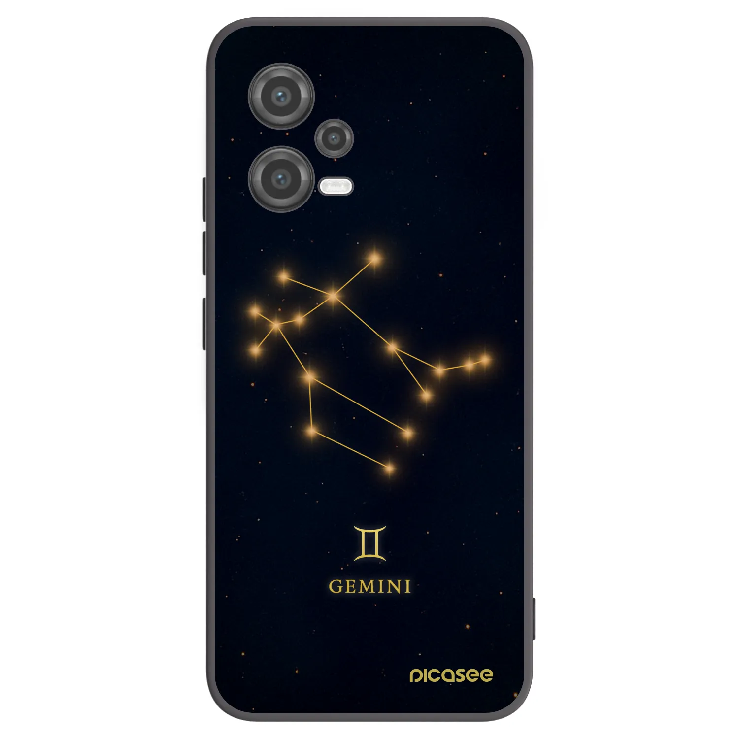 Picasee crna silikonska maskica za Xiaomi Poco X5 - GEMINI