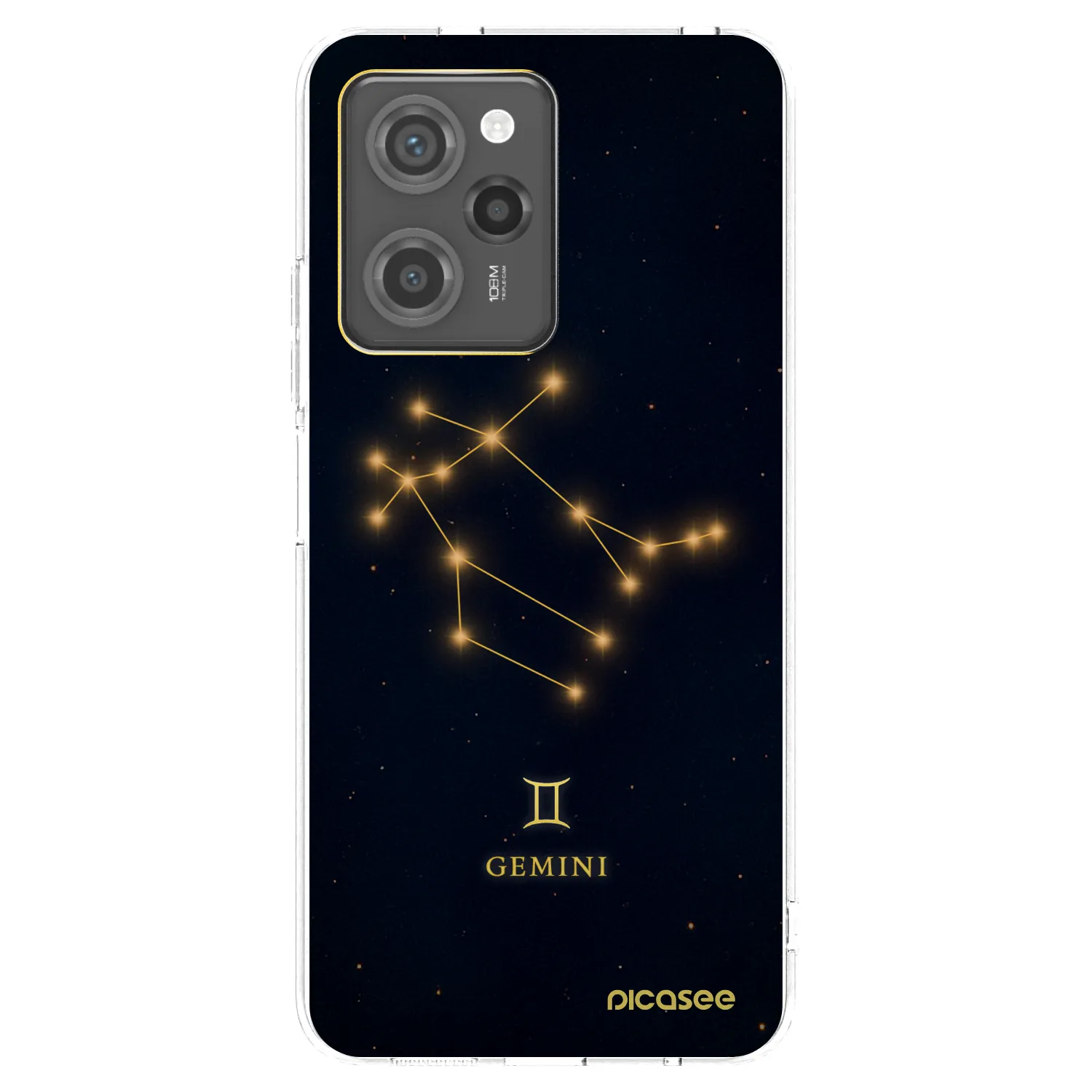 Picasee silikonska prozirna maskica za Xiaomi Poco X5 Pro - GEMINI
