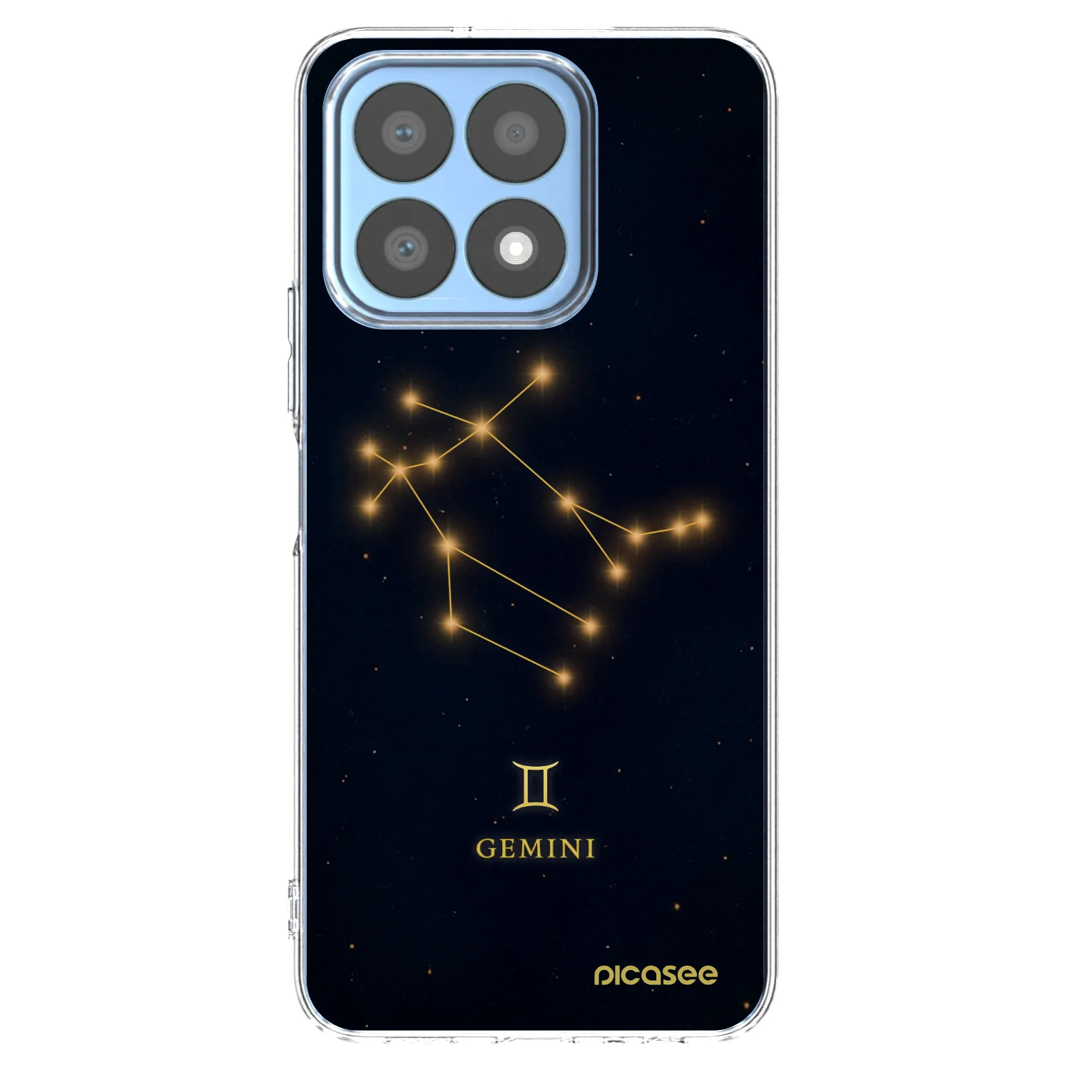 Picasee silikonska prozirna maskica za Honor X8a - GEMINI