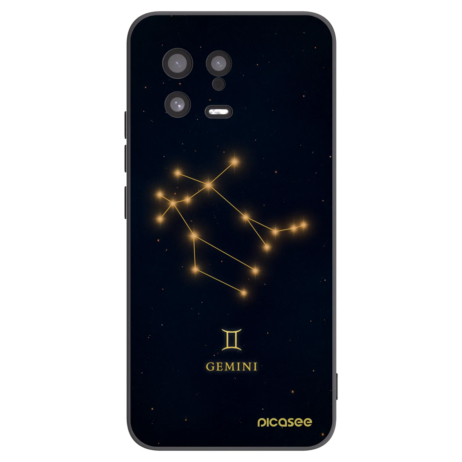 Picasee crna silikonska maskica za Xiaomi 13 - GEMINI