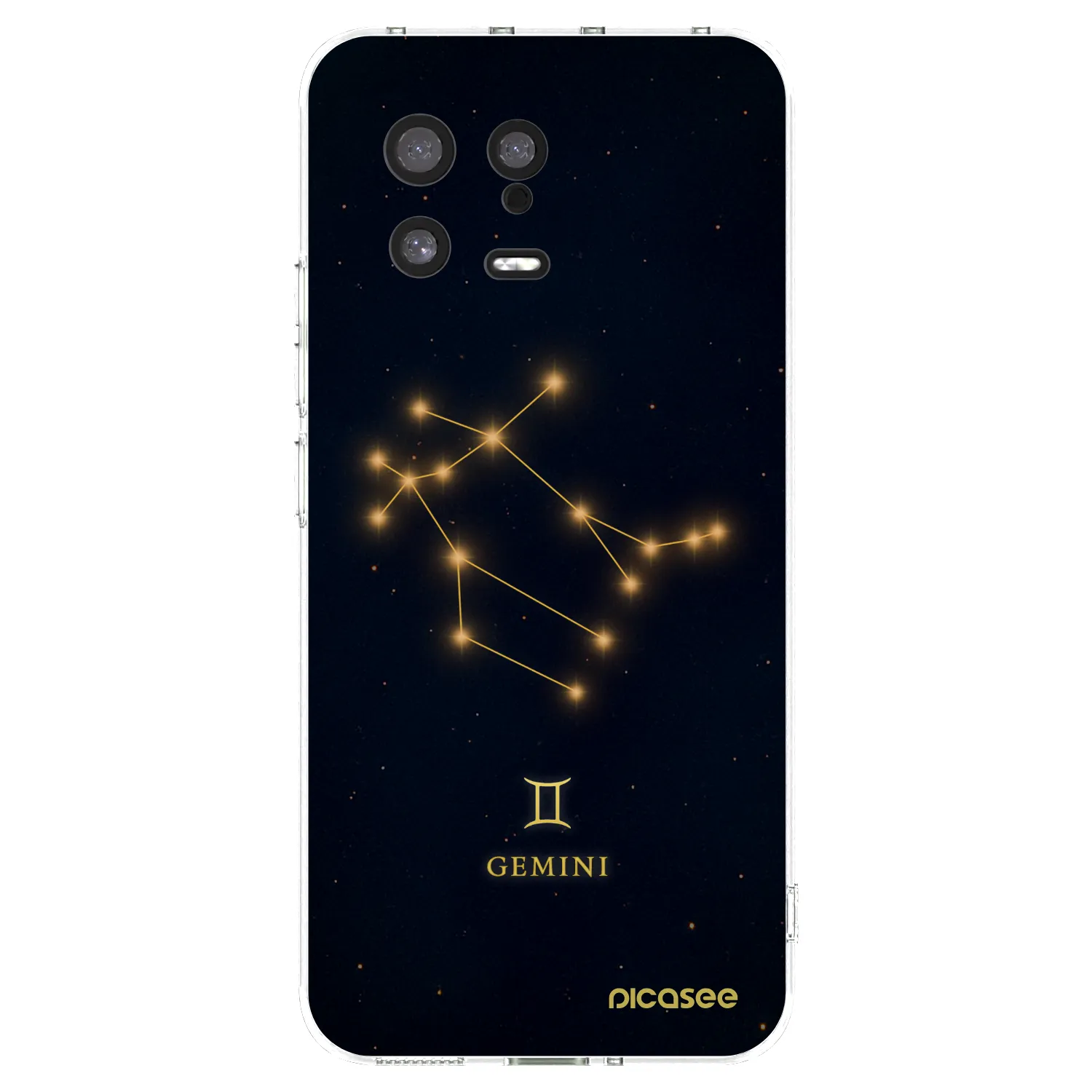 Picasee silikonska prozirna maskica za Xiaomi 13 - GEMINI
