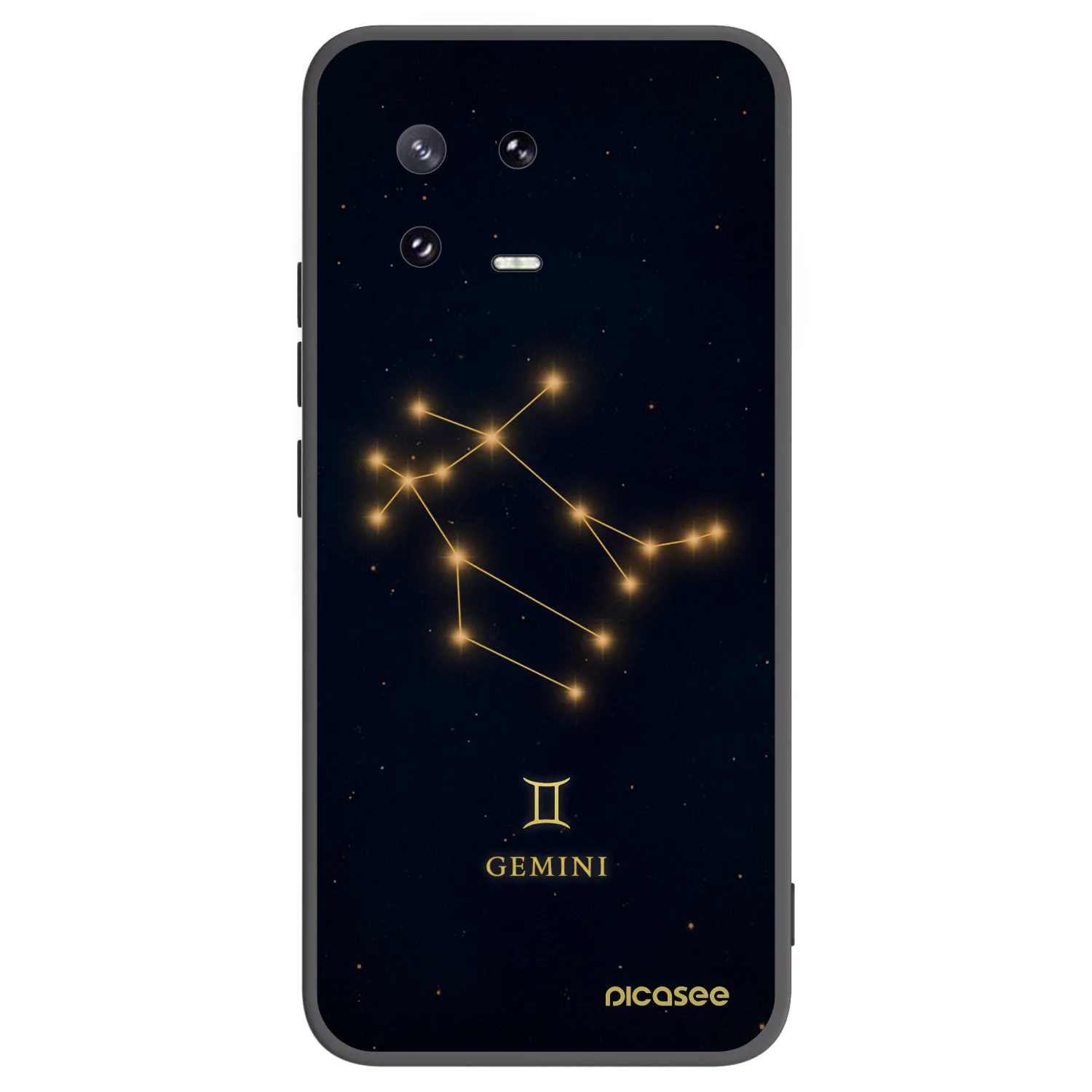 Picasee crna silikonska maskica za Xiaomi 13 Pro - GEMINI