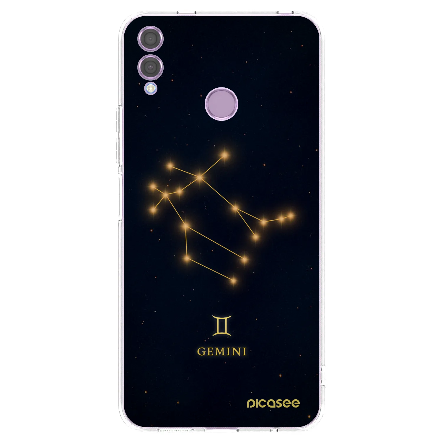 Picasee silikonska prozirna maskica za Honor 8X - GEMINI