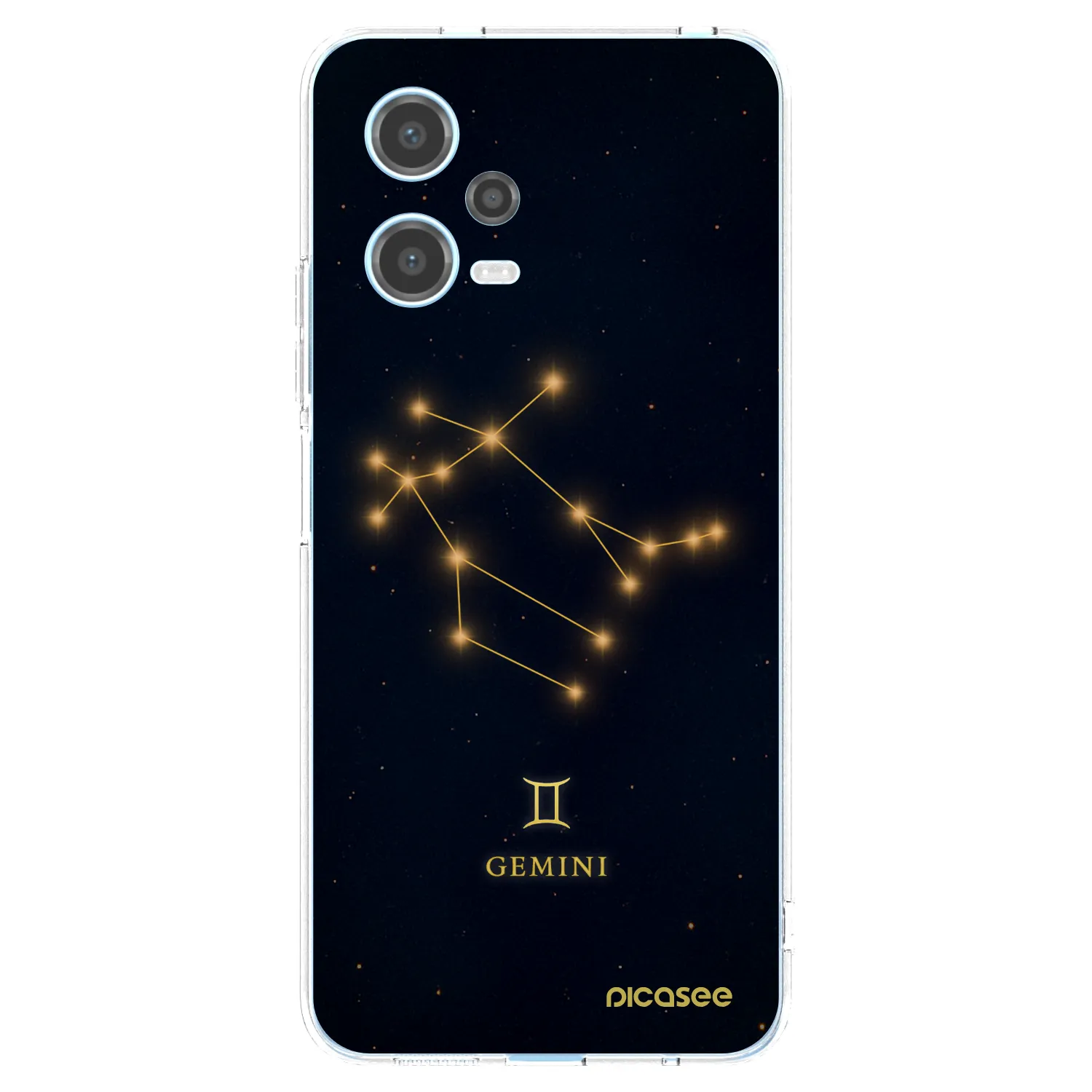 Picasee silikonska prozirna maskica za Xiaomi Redmi Note 12 5G - GEMINI