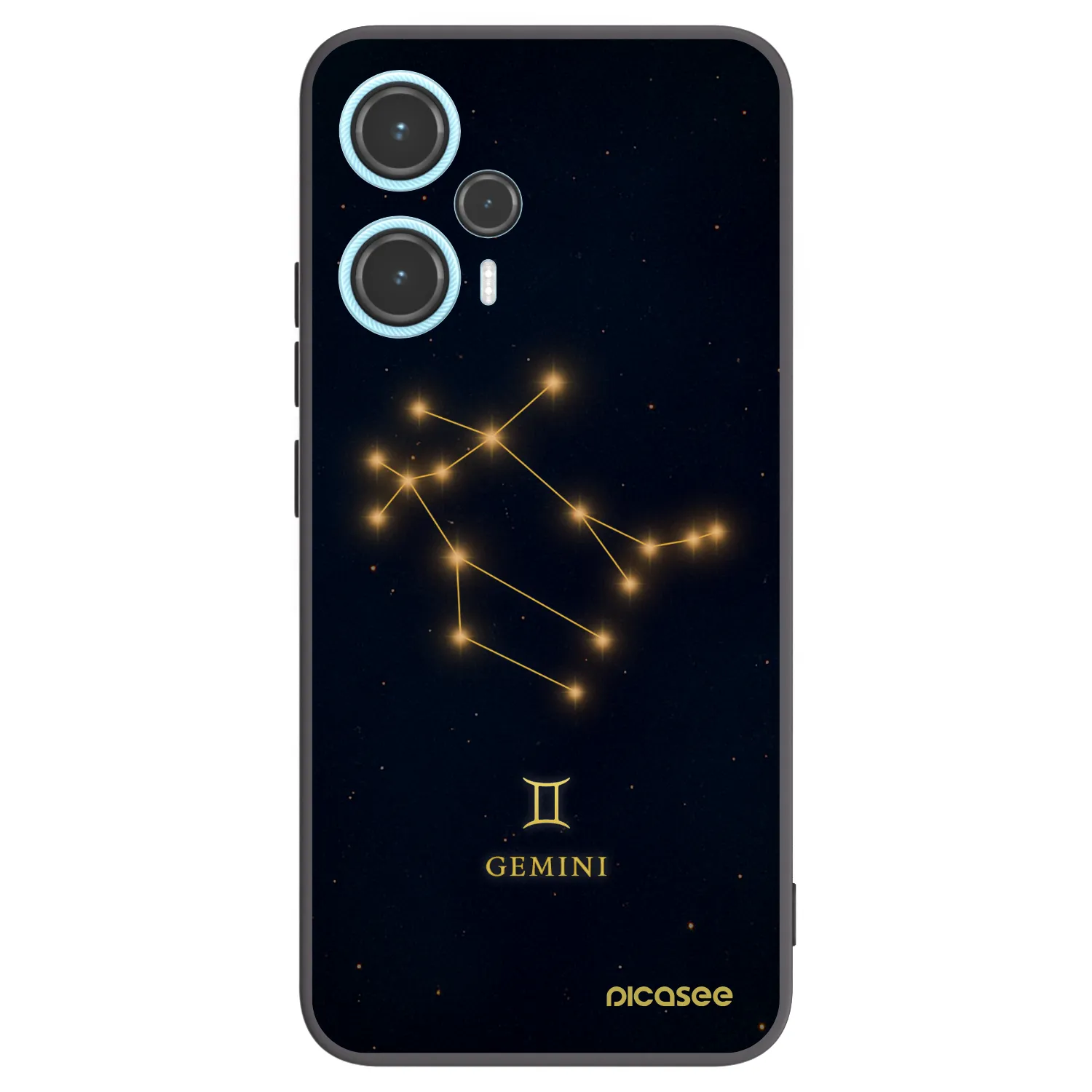 Picasee crna silikonska maskica za Xiaomi Poco F5 - GEMINI