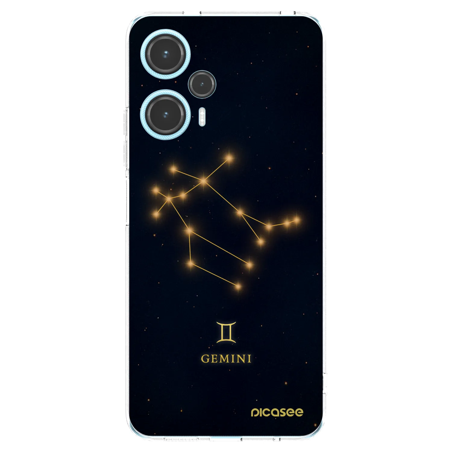 Picasee silikonska prozirna maskica za Xiaomi Poco F5 - GEMINI