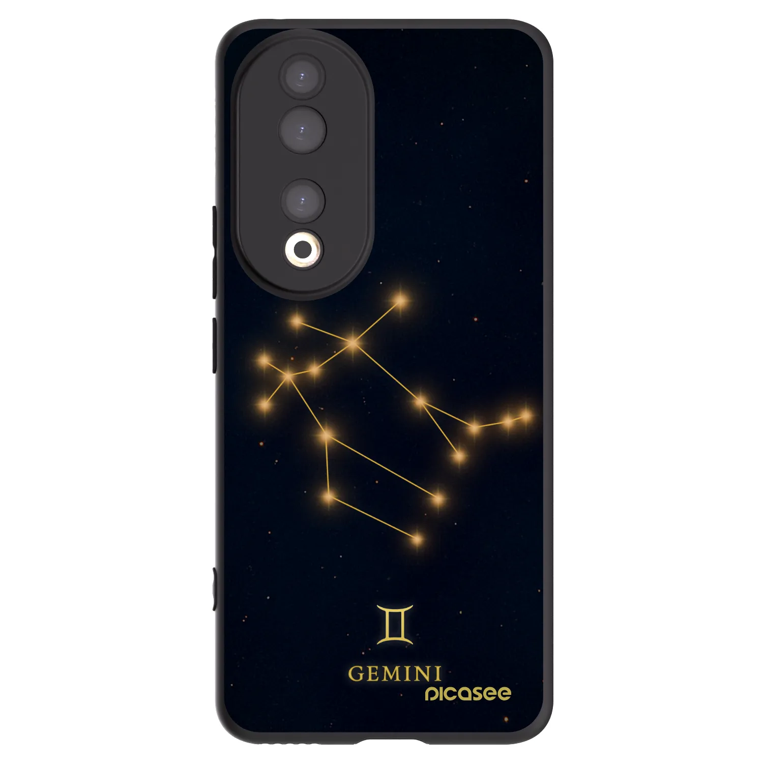 Picasee crna silikonska maskica za Honor 90 5G - GEMINI