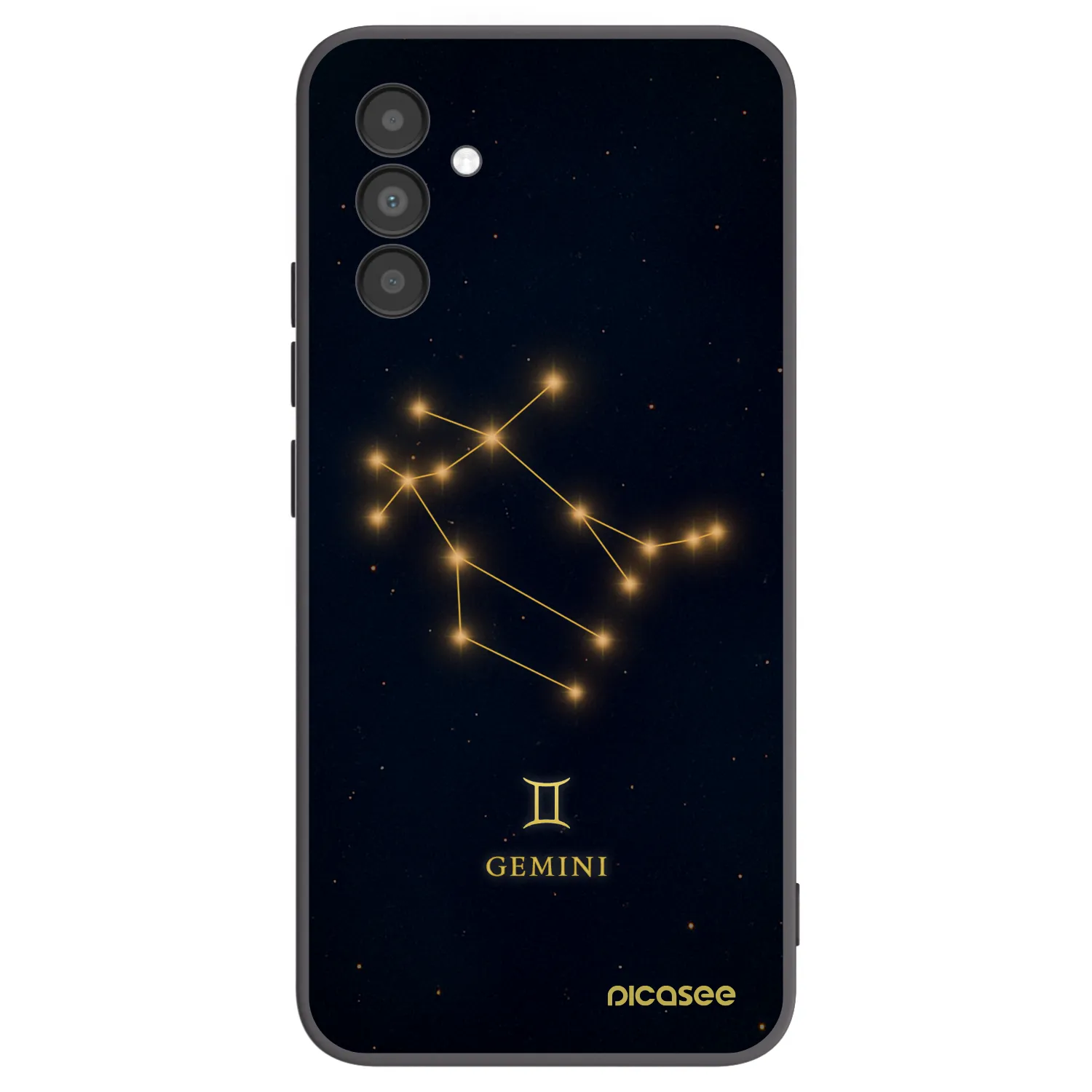 Picasee crna silikonska maskica za Samsung Galaxy A04s A047F - GEMINI