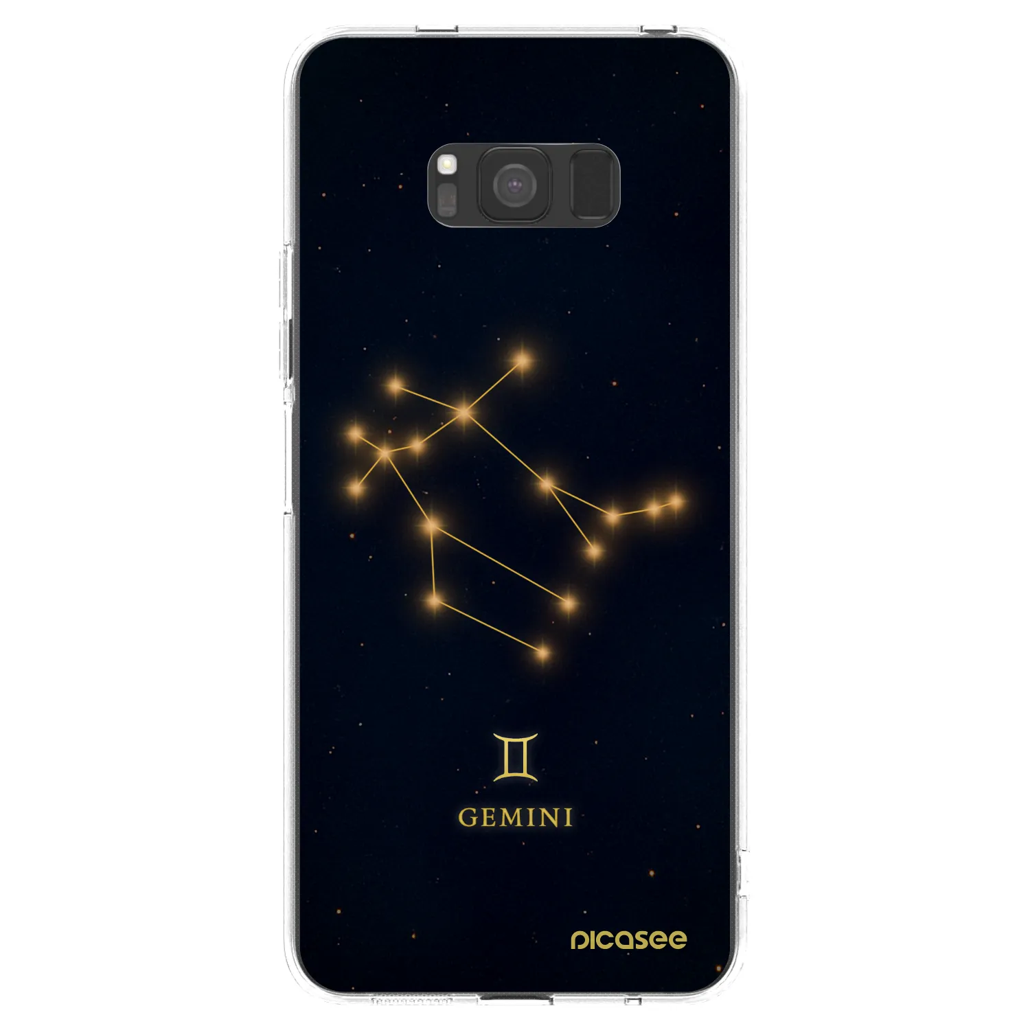 Picasee silikonska prozirna maskica za Samsung Galaxy S8 G950F - GEMINI