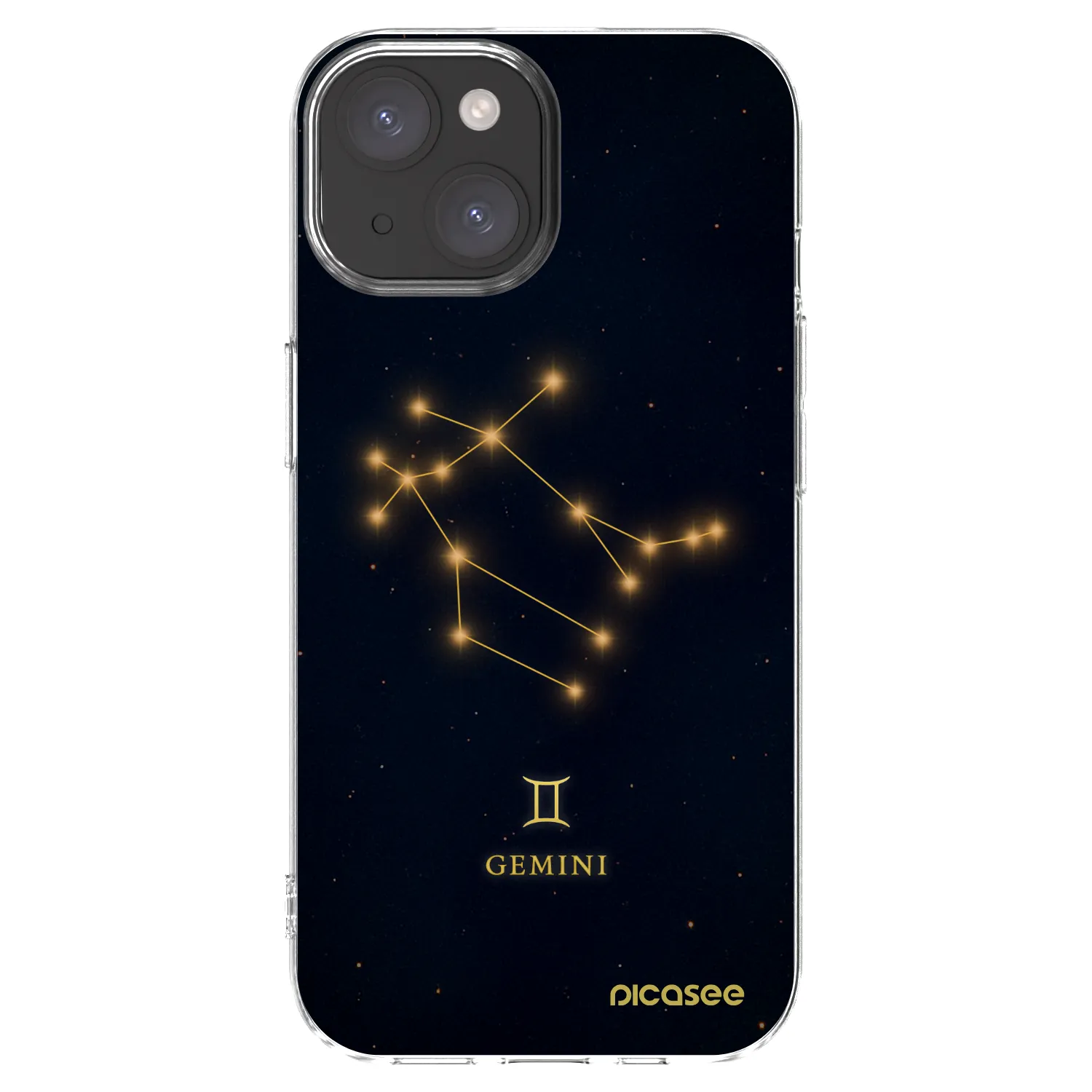 Picasee silikonska prozirna maskica za Apple iPhone 15 - GEMINI