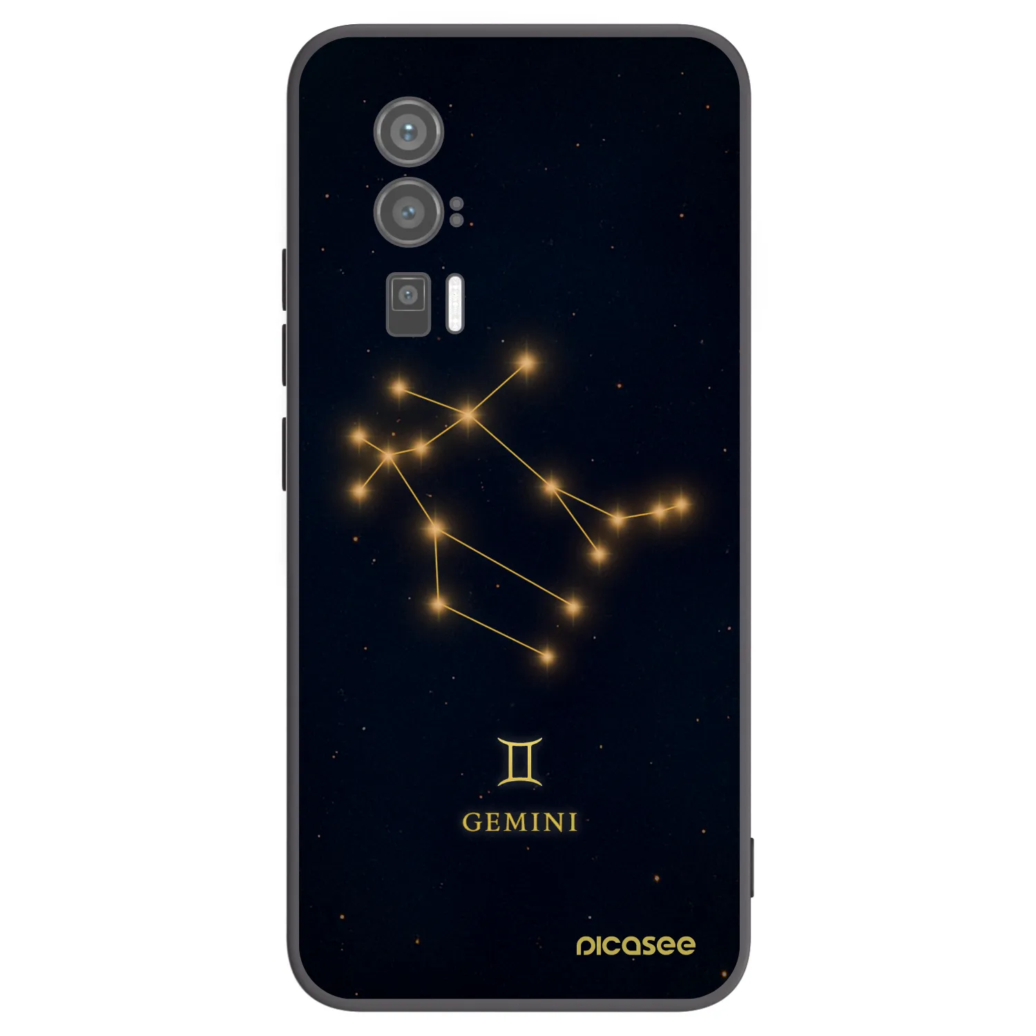 Picasee crna silikonska maskica za Xiaomi Poco F5 Pro 5G - GEMINI