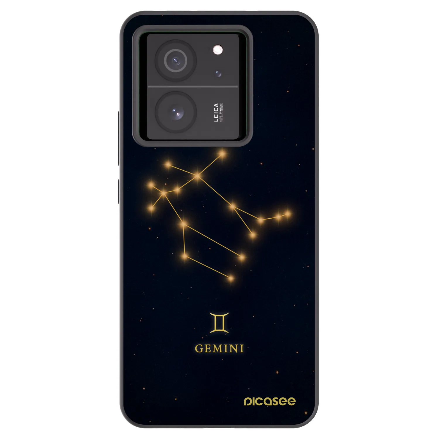 Picasee crna silikonska maskica za Xiaomi 13T - GEMINI