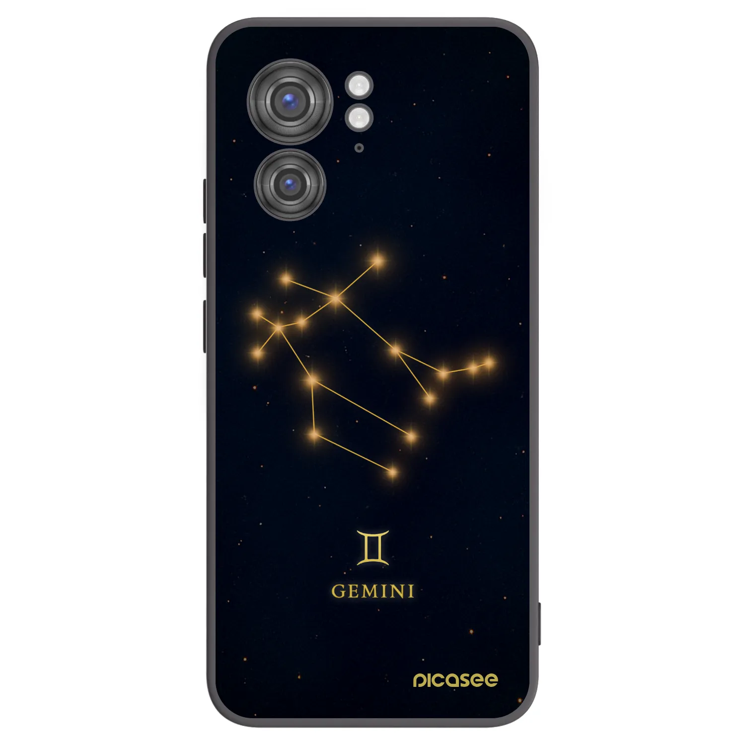 Picasee crna silikonska maskica za Motorola Edge 40 - GEMINI
