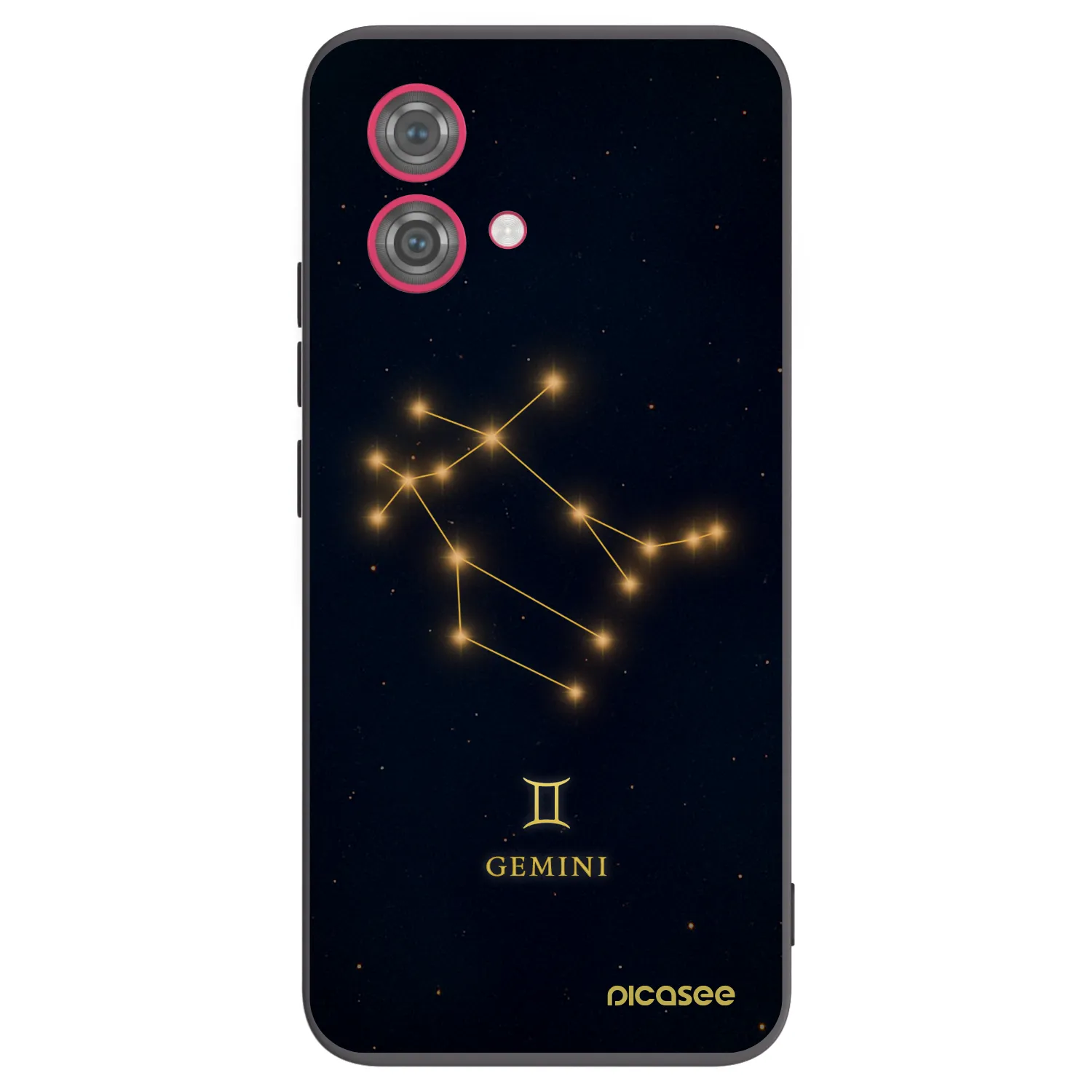 Picasee crna silikonska maskica za Motorola Moto G84 5G - GEMINI