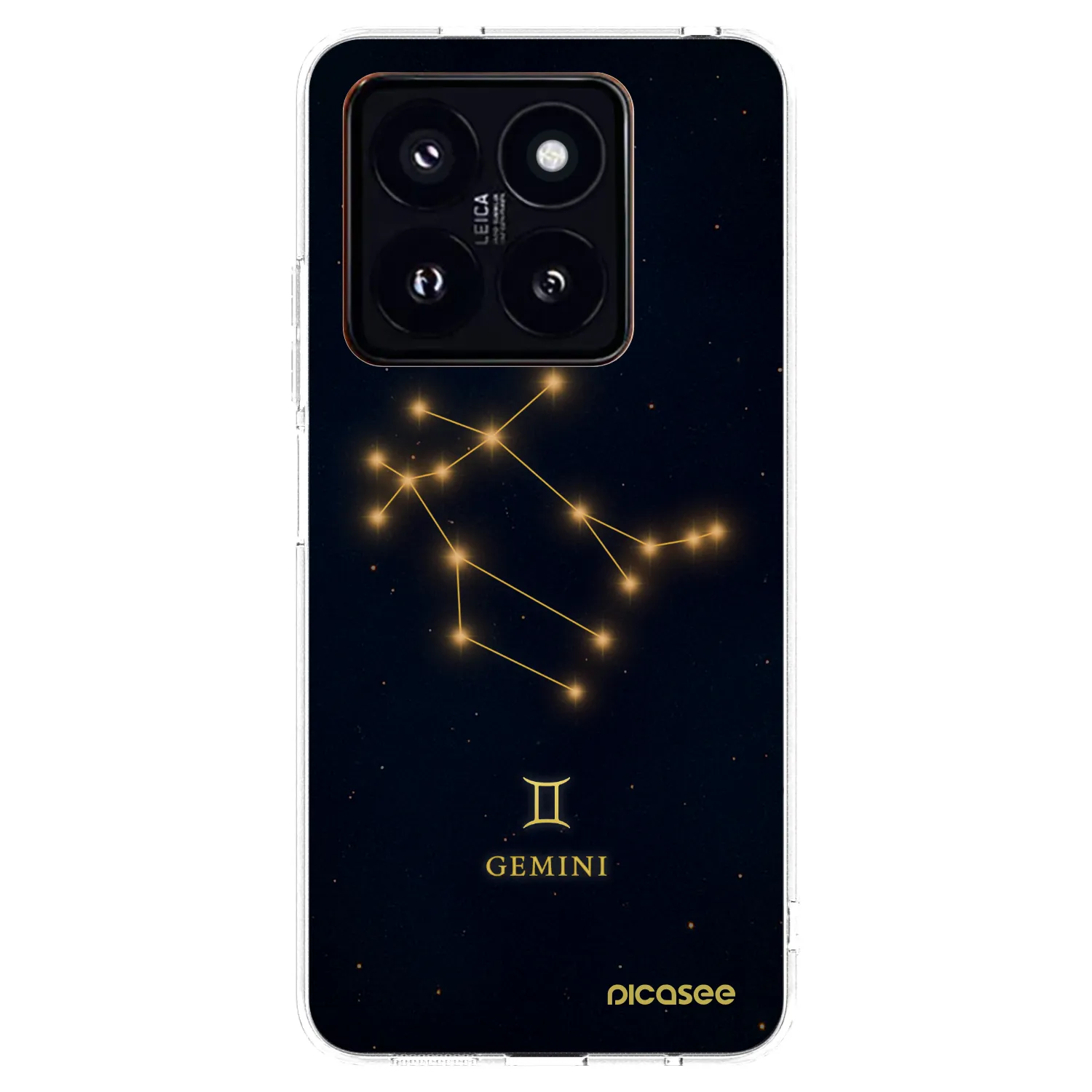 Picasee silikonska prozirna maskica za Xiaomi 14 Pro - GEMINI