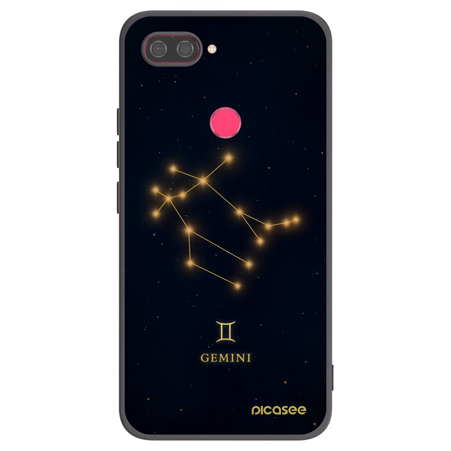 Picasee crna silikonska maskica za Xiaomi Mi 8 Lite - GEMINI