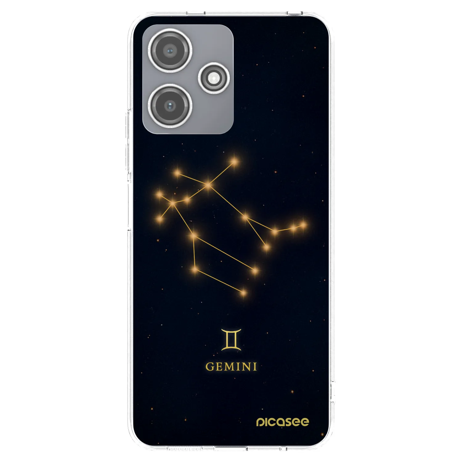 Picasee silikonska prozirna maskica za Xiaomi Redmi 12 5G - GEMINI
