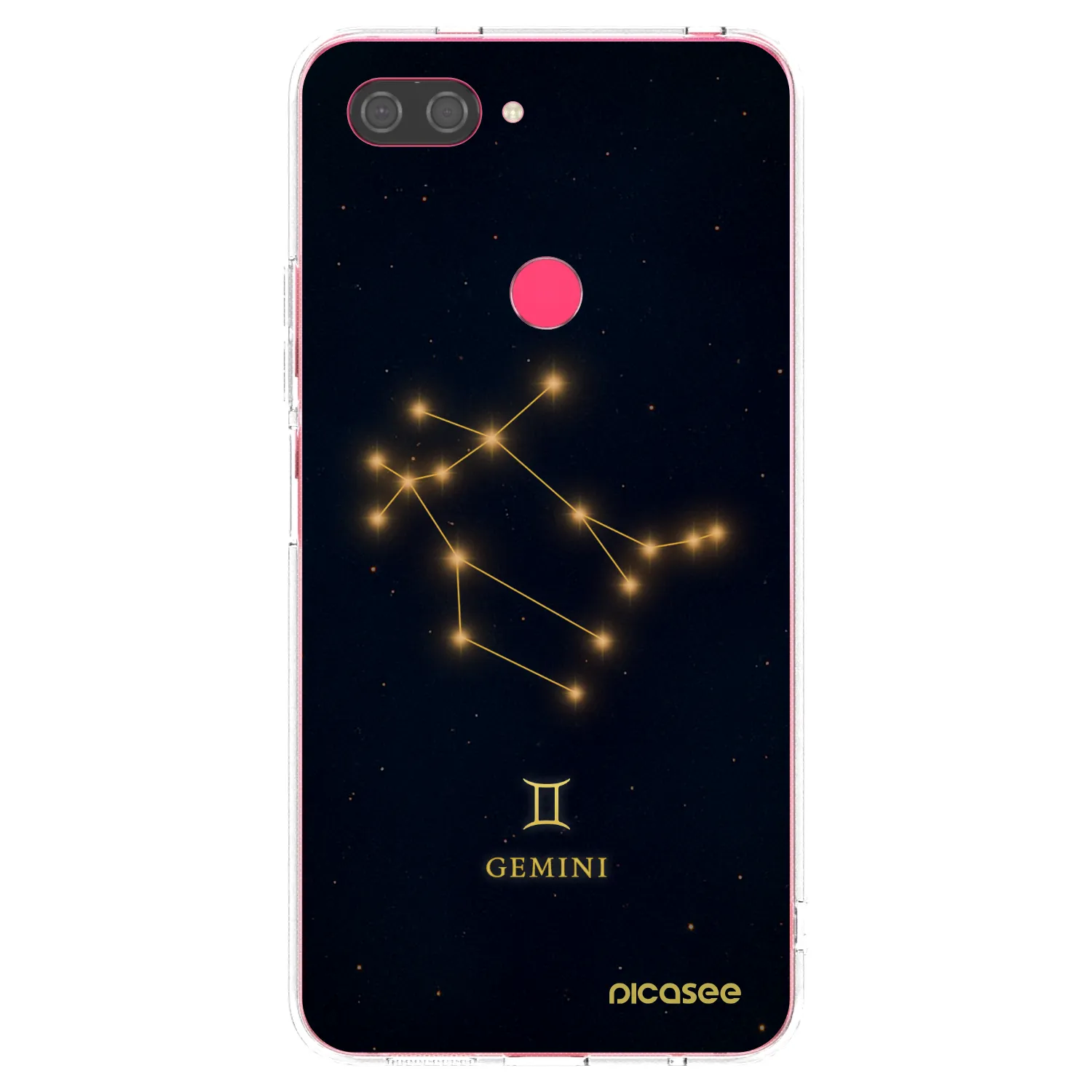 Picasee silikonska prozirna maskica za Xiaomi Mi 8 Lite - GEMINI