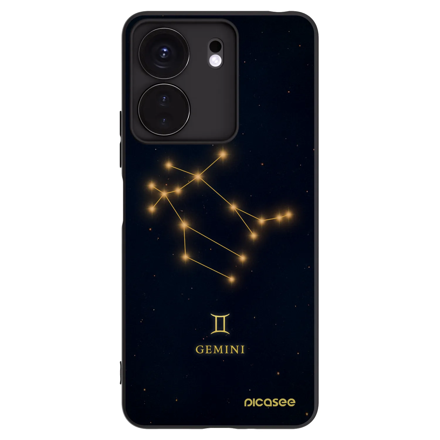 Picasee crna silikonska maskica za Xiaomi Redmi 13C 4G - GEMINI