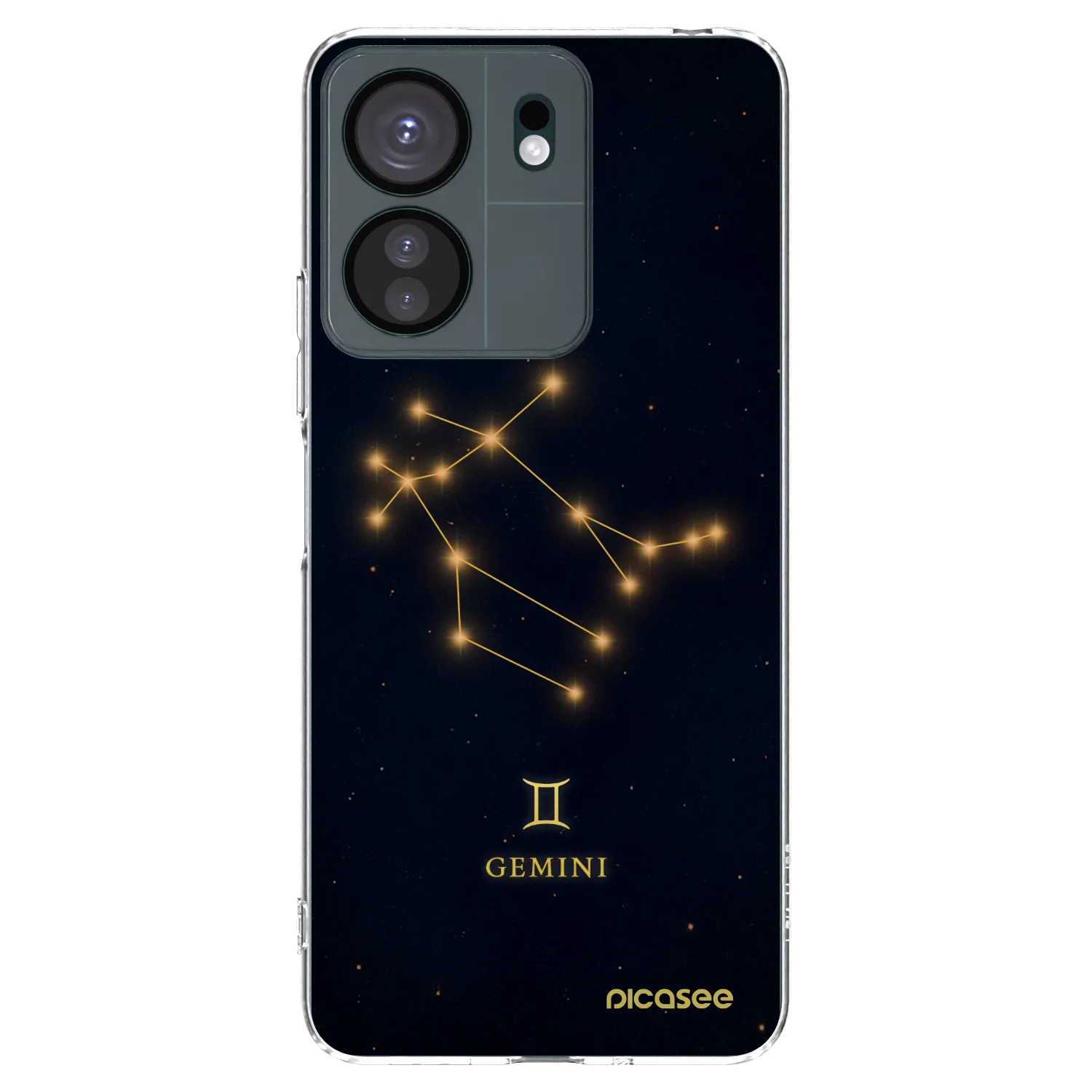 Picasee silikonska prozirna maskica za Xiaomi Redmi 13C 4G - GEMINI