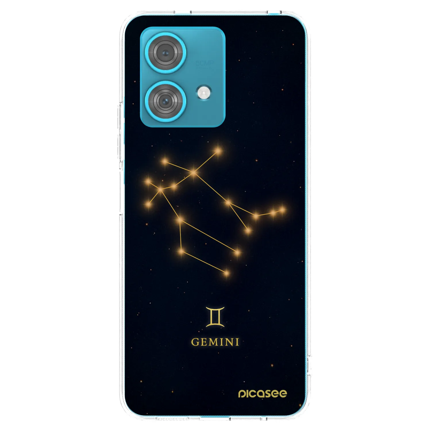 Picasee silikonska prozirna maskica za Motorola Edge 40 Neo - GEMINI