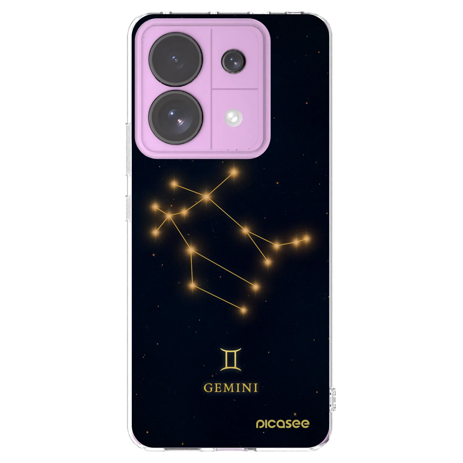 Picasee silikonska prozirna maskica za Xiaomi Redmi Note 13 Pro 5G - GEMINI