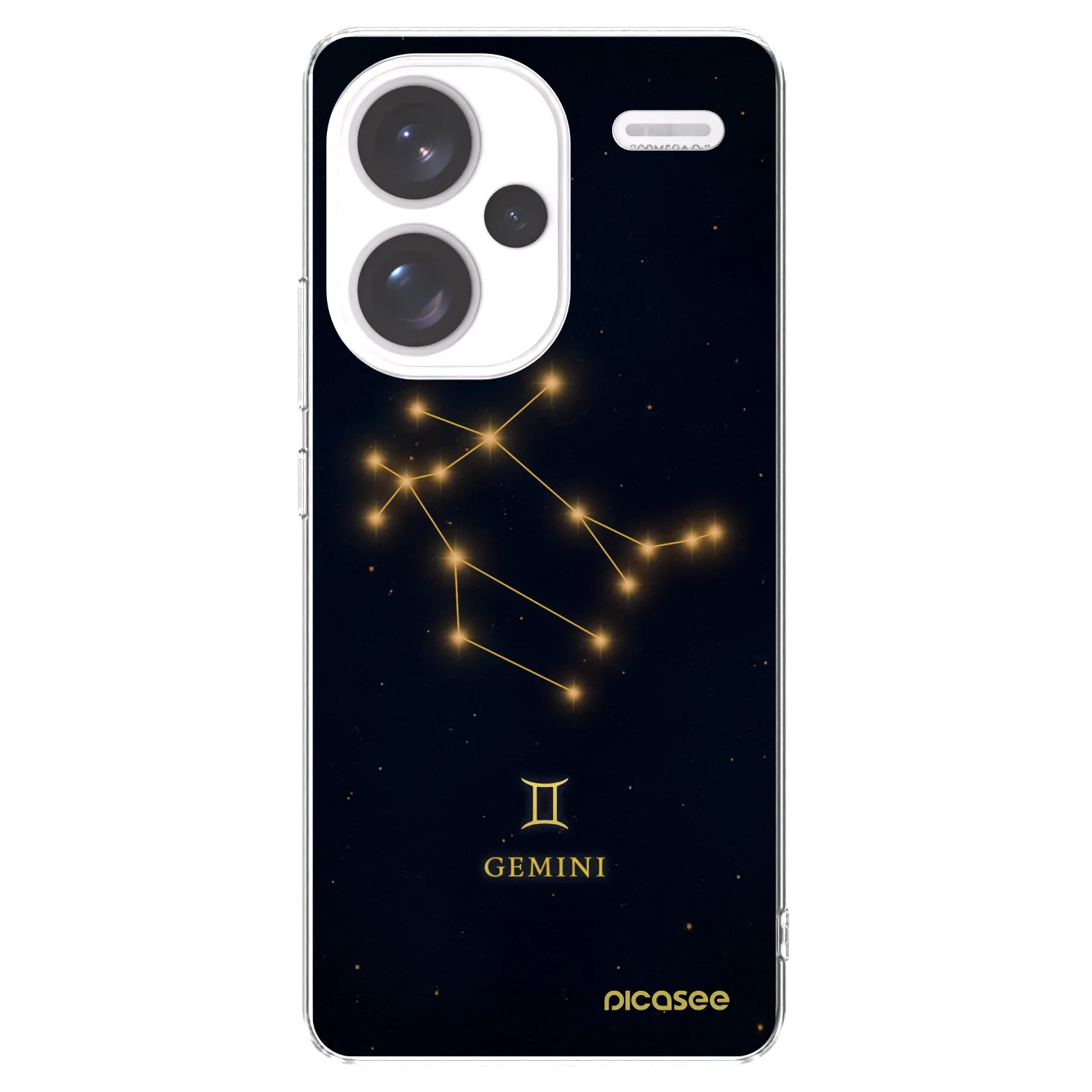 Picasee silikonska prozirna maskica za Xiaomi Redmi Note 13 Pro+ 5G - GEMINI