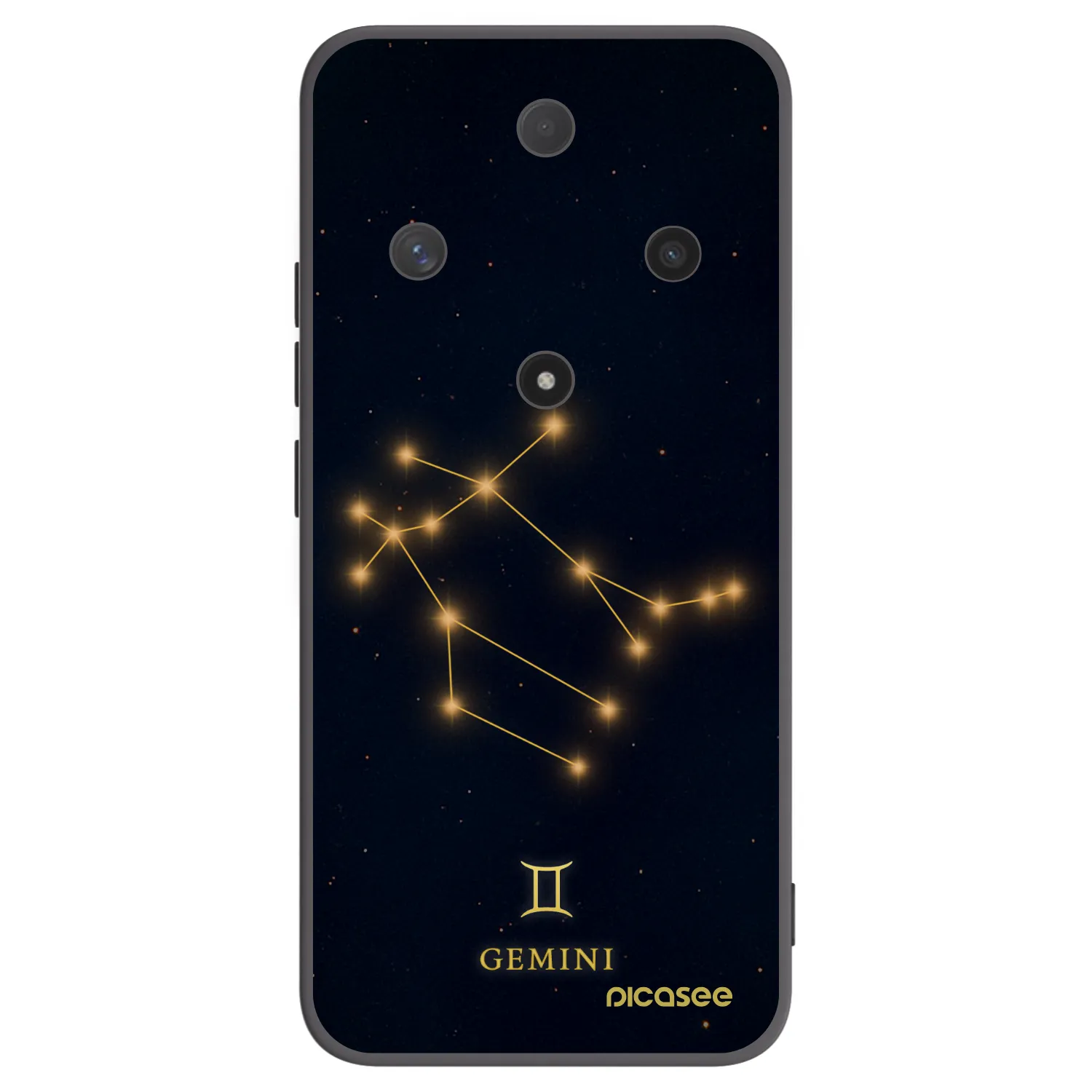 Picasee crna silikonska maskica za Honor Magic6 Lite 5G - GEMINI