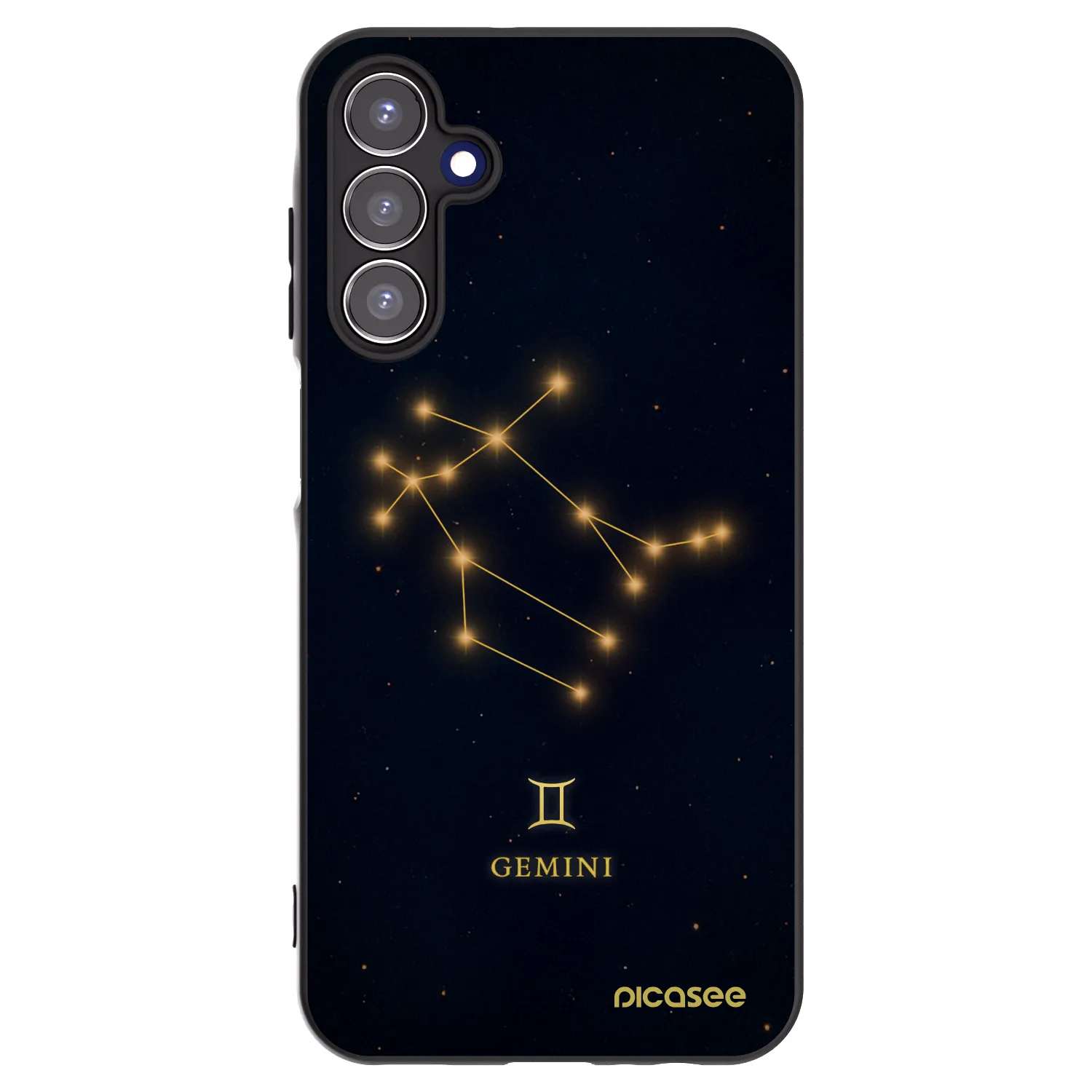 Picasee crna silikonska maskica za Samsung Galaxy A15 A155F 4G - GEMINI