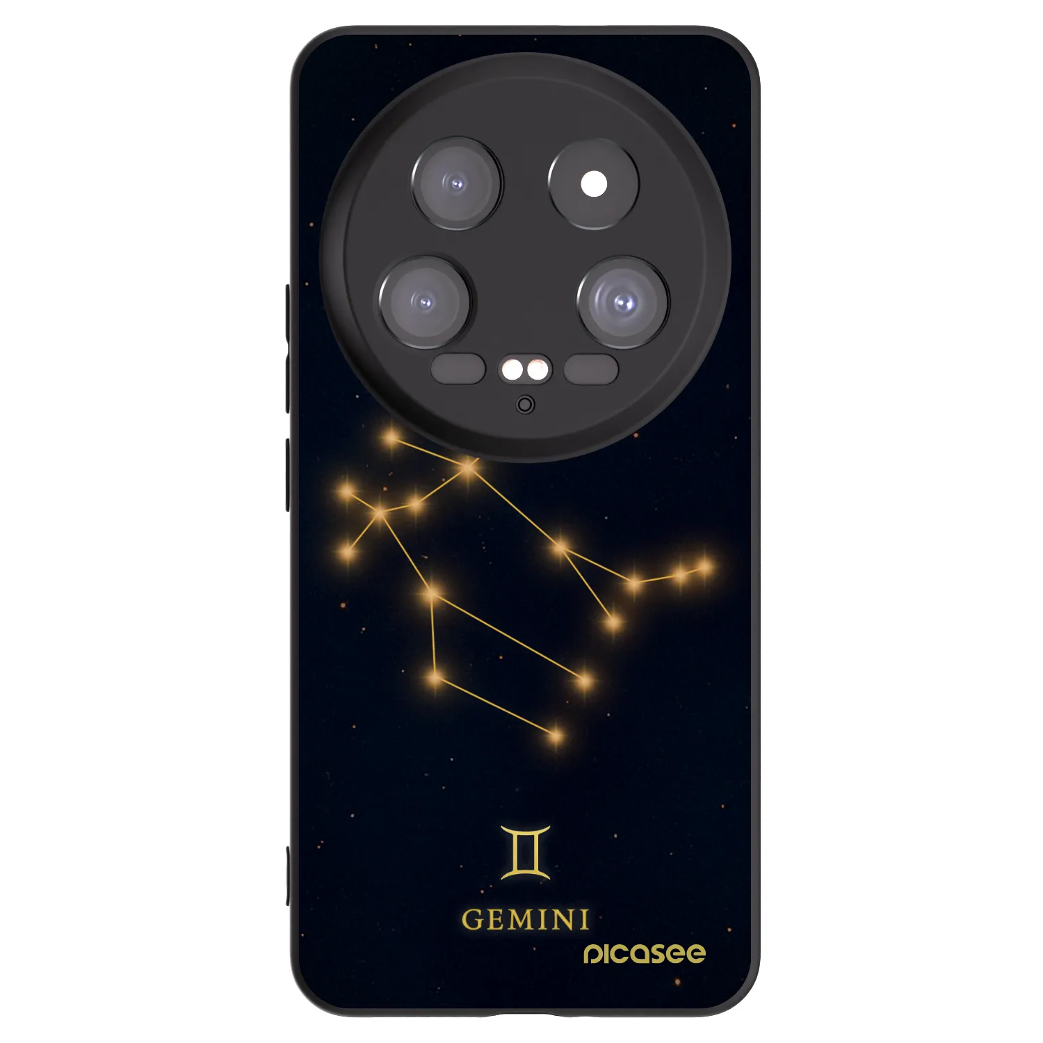 Picasee crna silikonska maskica za Xiaomi 14 Ultra - GEMINI