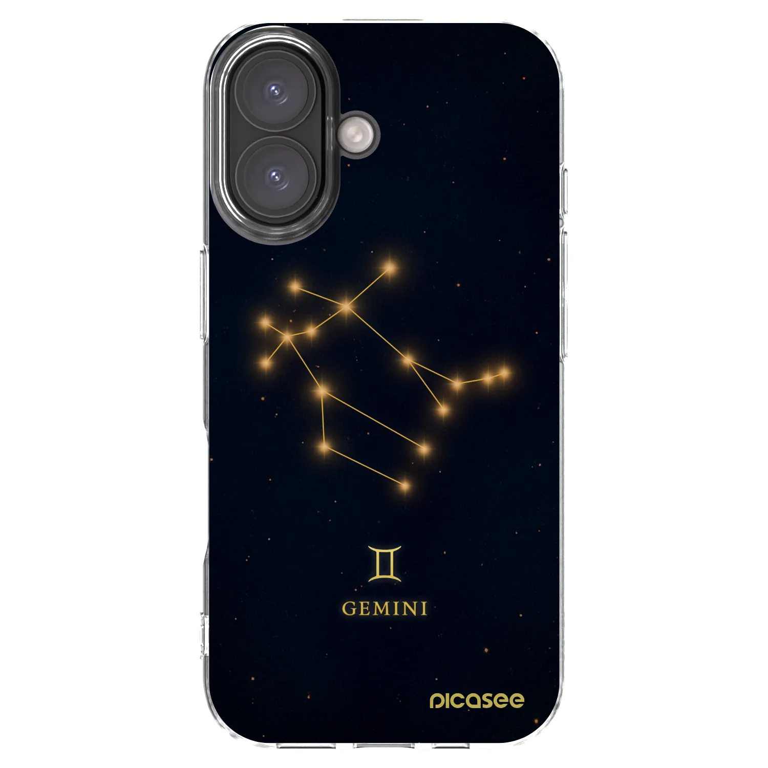 Picasee silikonska prozirna maskica za Apple iPhone 16 - GEMINI