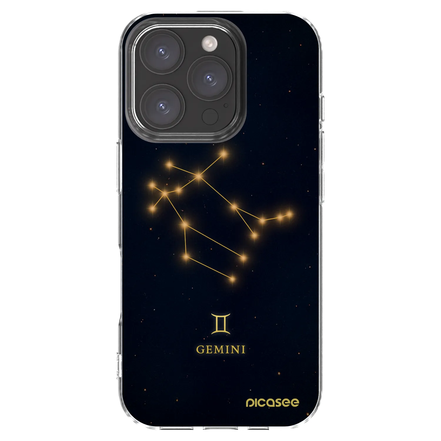 Picasee silikonska prozirna maskica za Apple iPhone 16 Pro - GEMINI