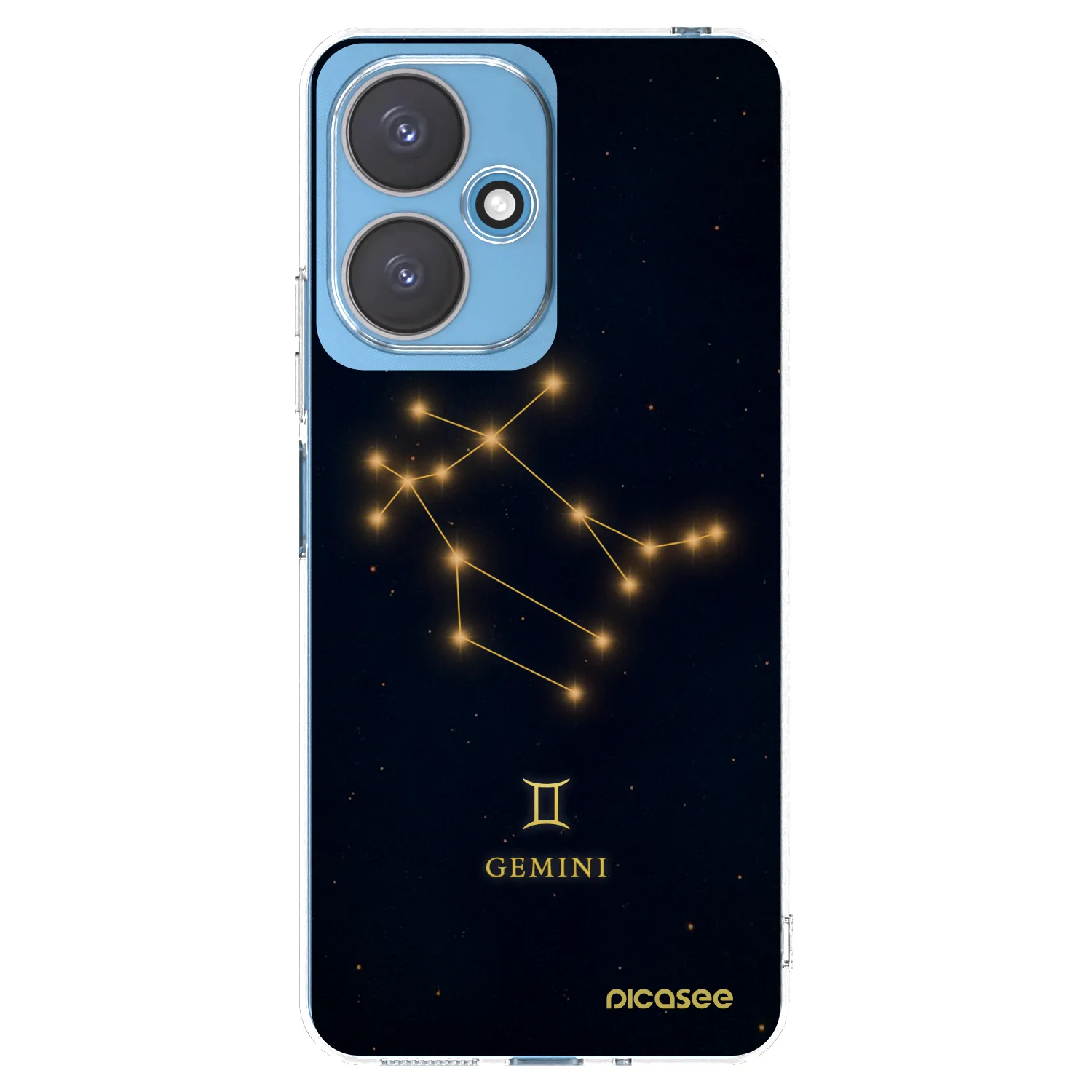 Picasee silikonska prozirna maskica za Xiaomi Redmi 13C 5G - GEMINI