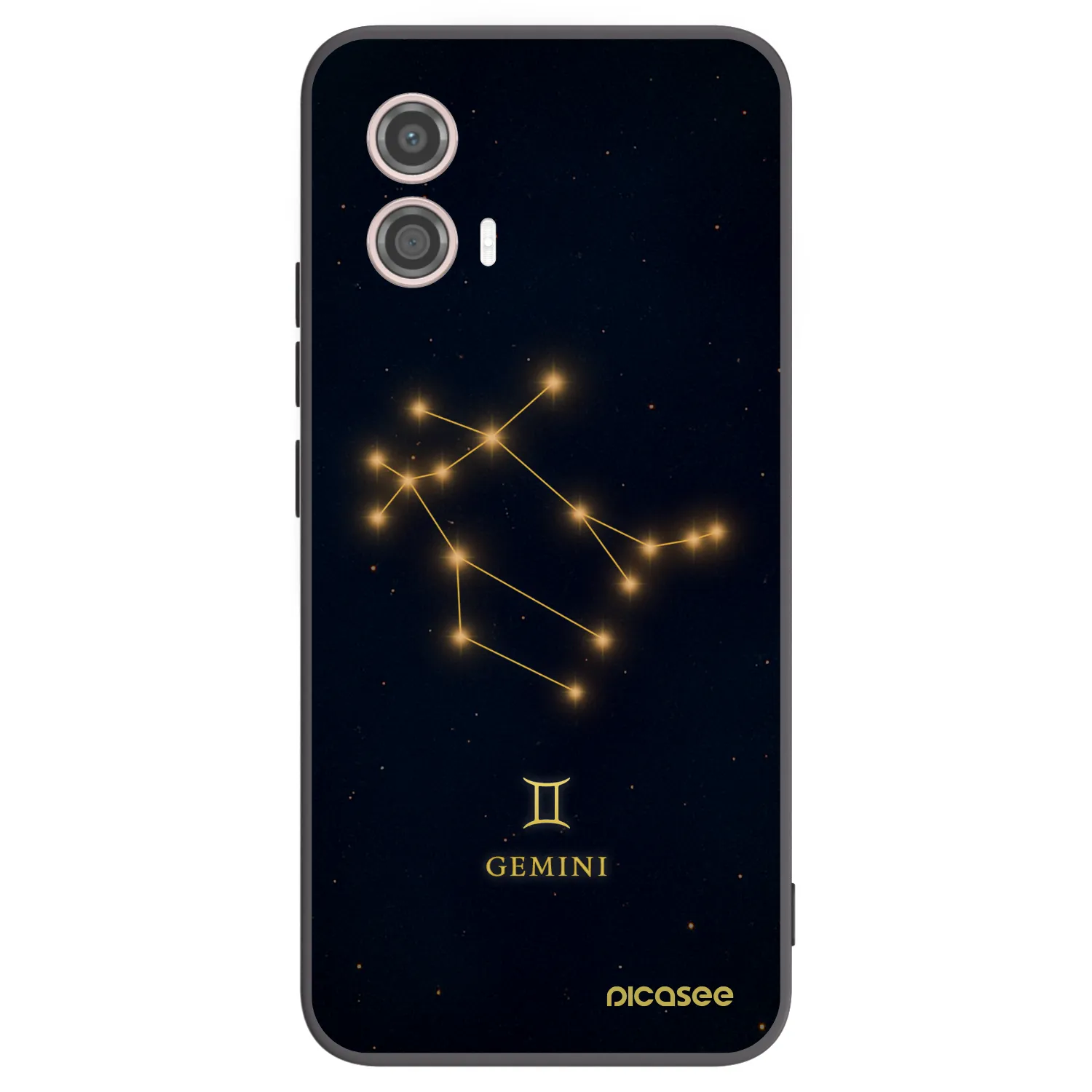 Picasee crna silikonska maskica za Motorola Moto G53 5G - GEMINI