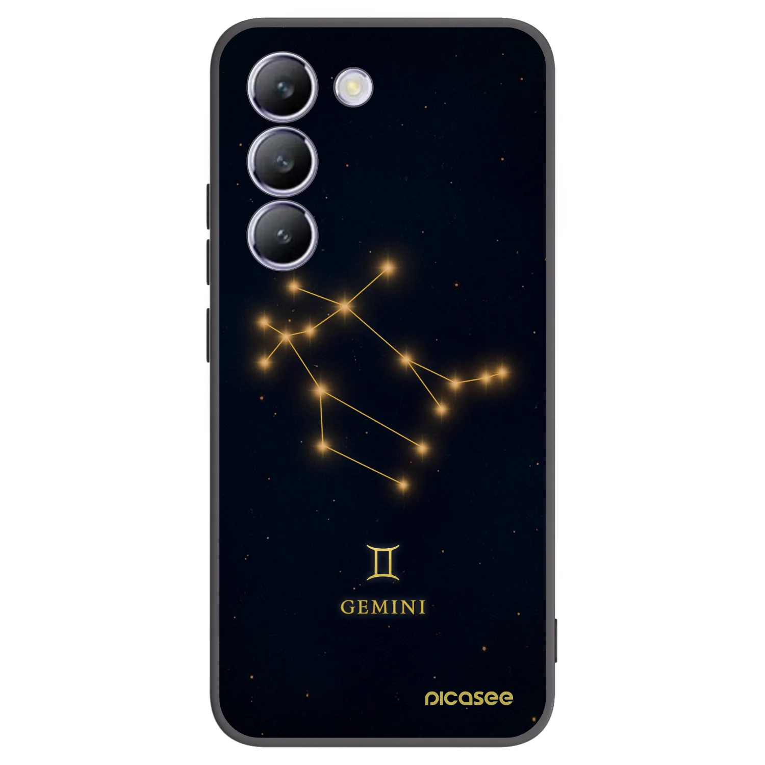 Picasee crna silikonska maskica za Vivo V40 SE 5G - GEMINI