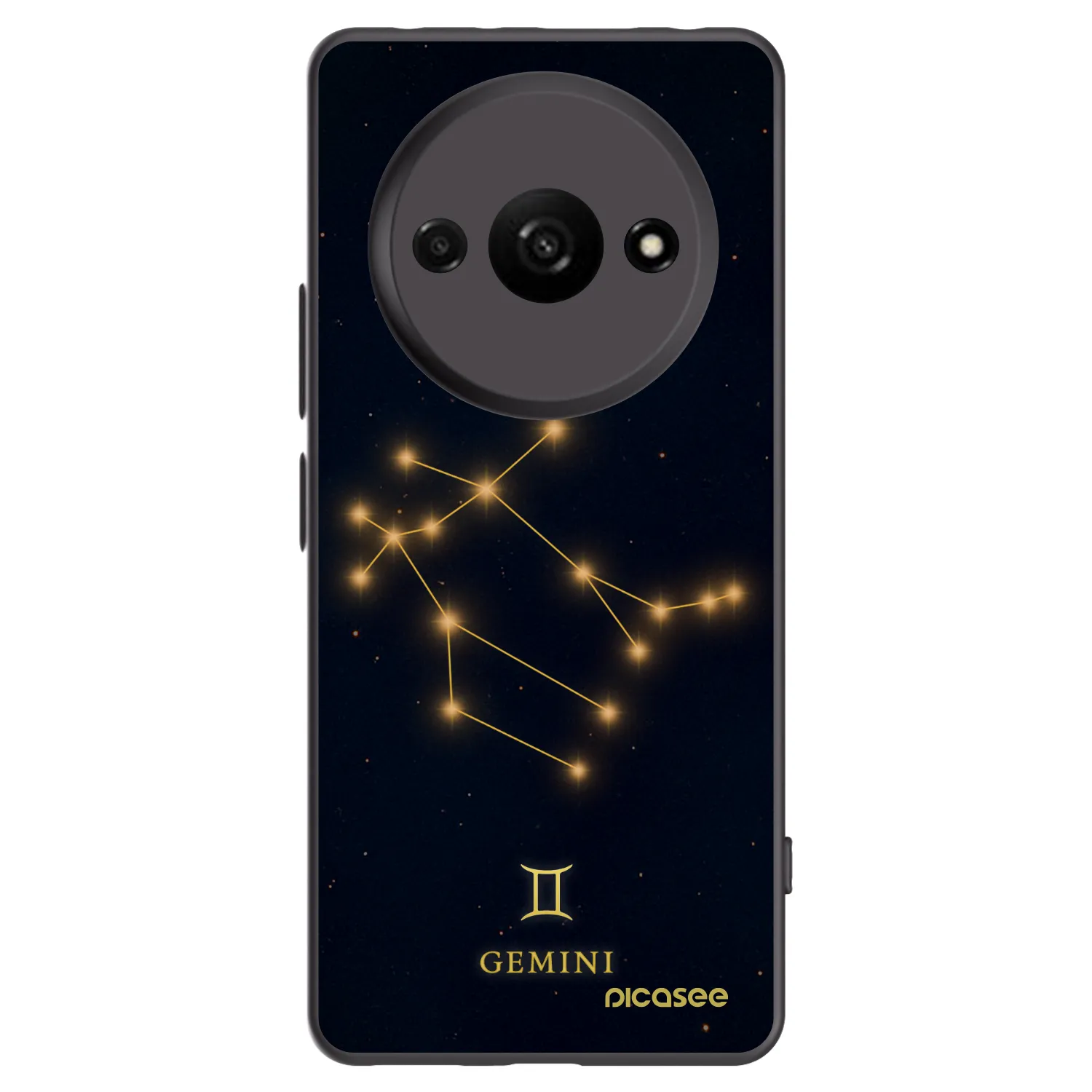 Picasee crna silikonska maskica za Xiaomi Redmi A3 - GEMINI
