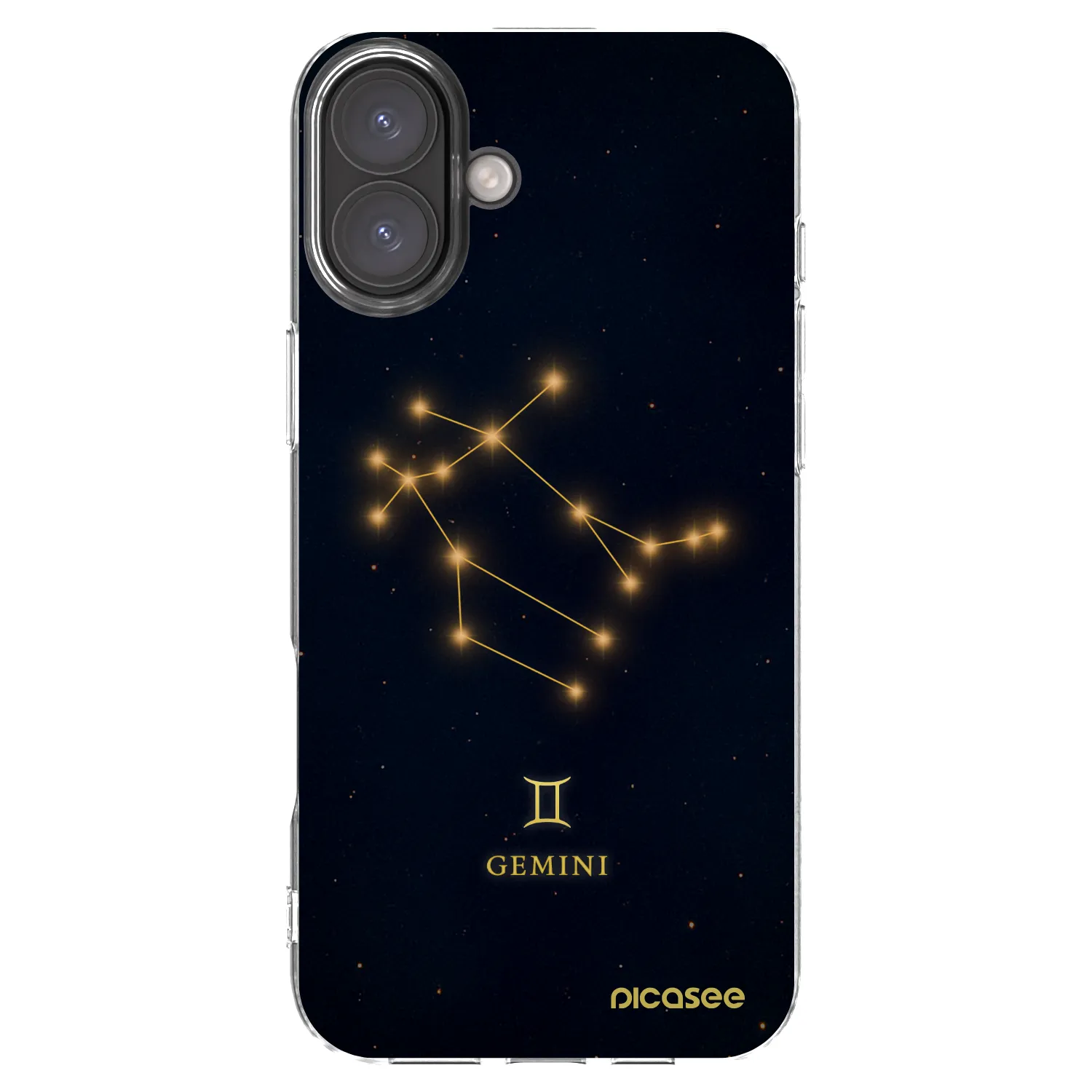 Picasee silikonska prozirna maskica za Apple iPhone 16 Plus - GEMINI