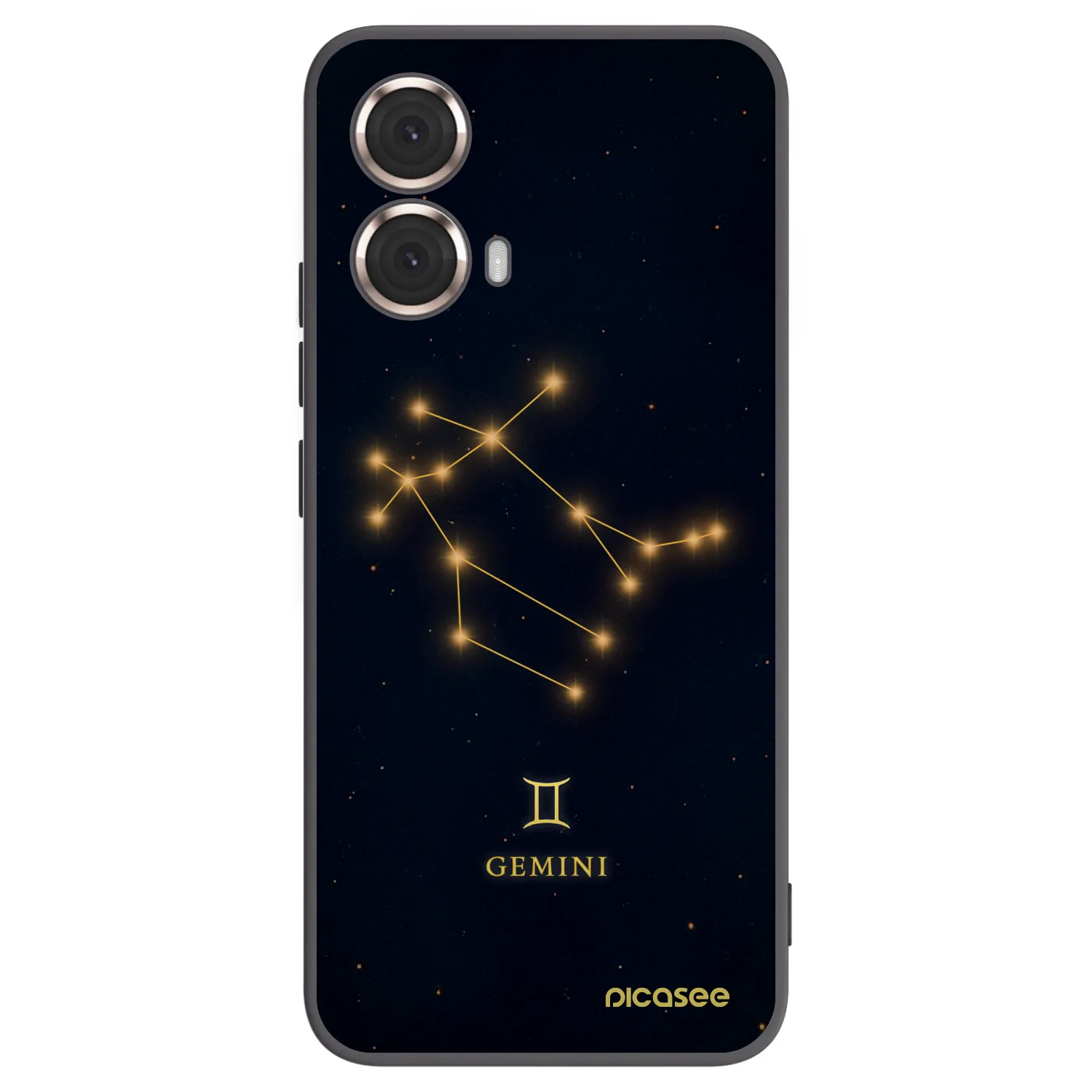 Picasee crna silikonska maskica za Motorola Moto G85 - GEMINI